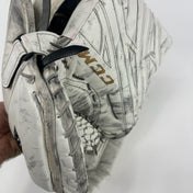 Used Vegas Knights White and Gold CCM E Flex 4 Glove | Regular | 590 Break | Subban