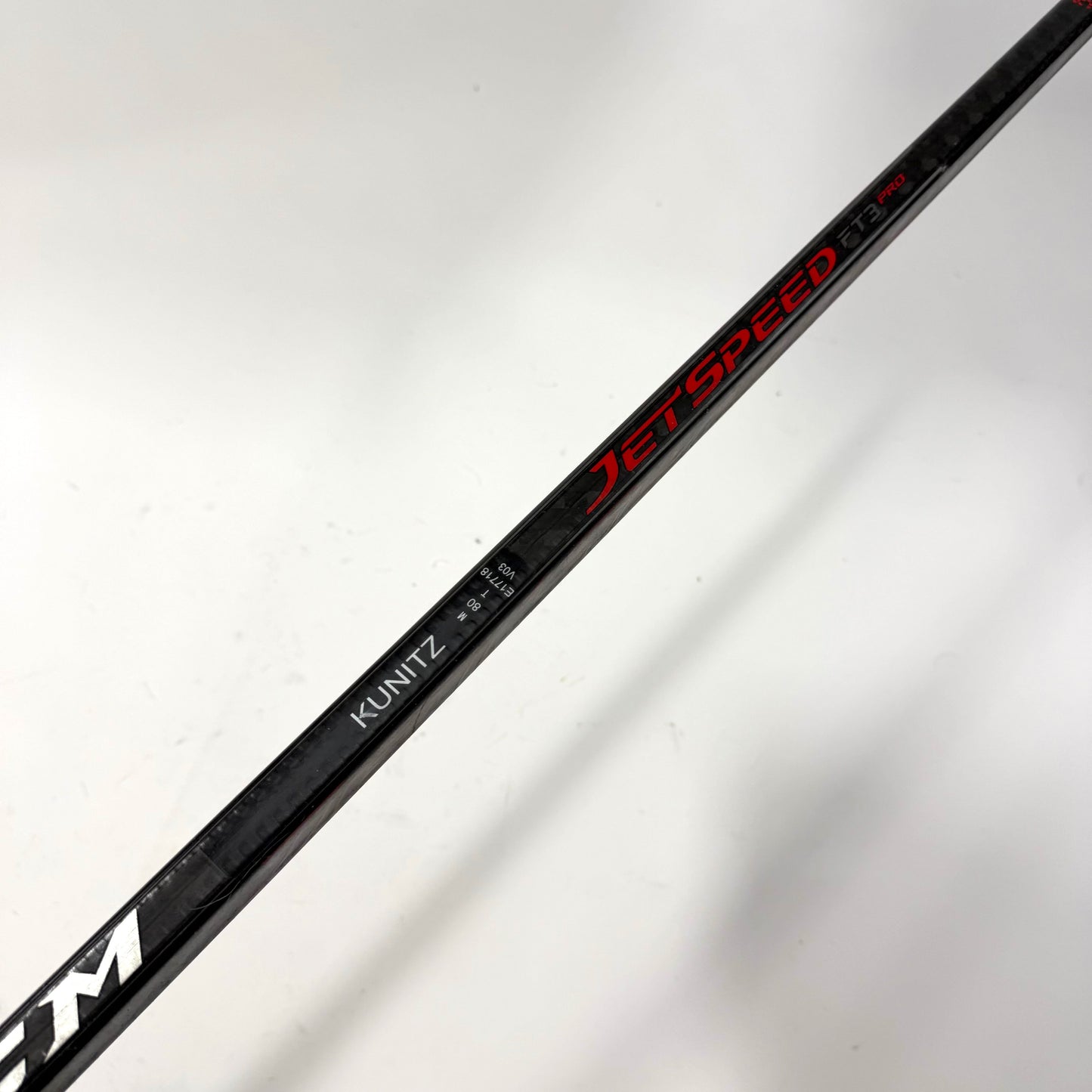 Used Left CCM Jetspeed FT3 Pro | 80 Flex Custom Curve Grip | R165