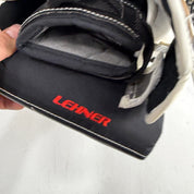 Used White/Black/Gold VGK Knights Brians Optik 2 Goalie Glove | Lehner | B621 - Top Flight Hockey