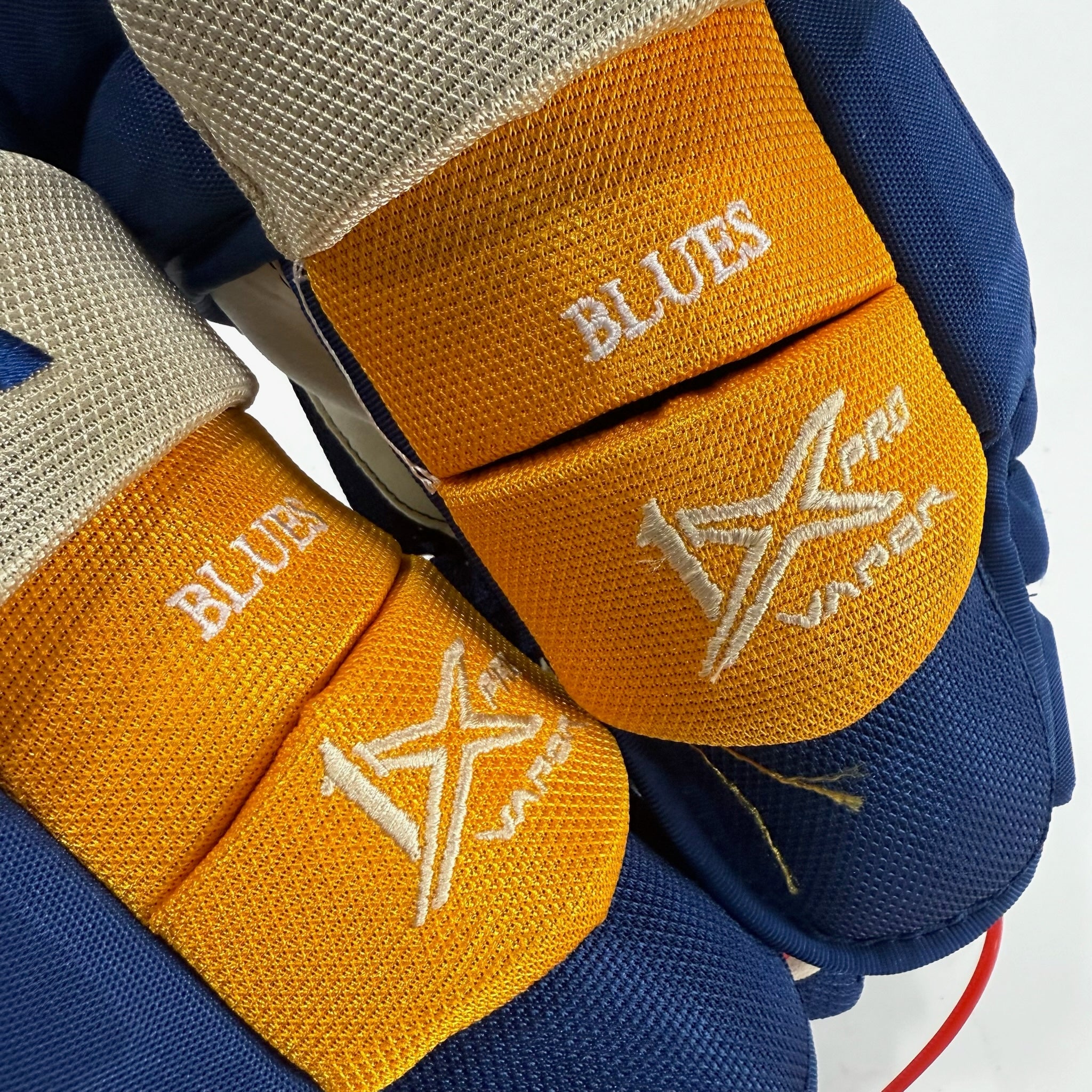 Used Once STL Blues Winter Classic Bauer Vapor 1x Pro Gloves | 14" | D109 - Top Flight Hockey