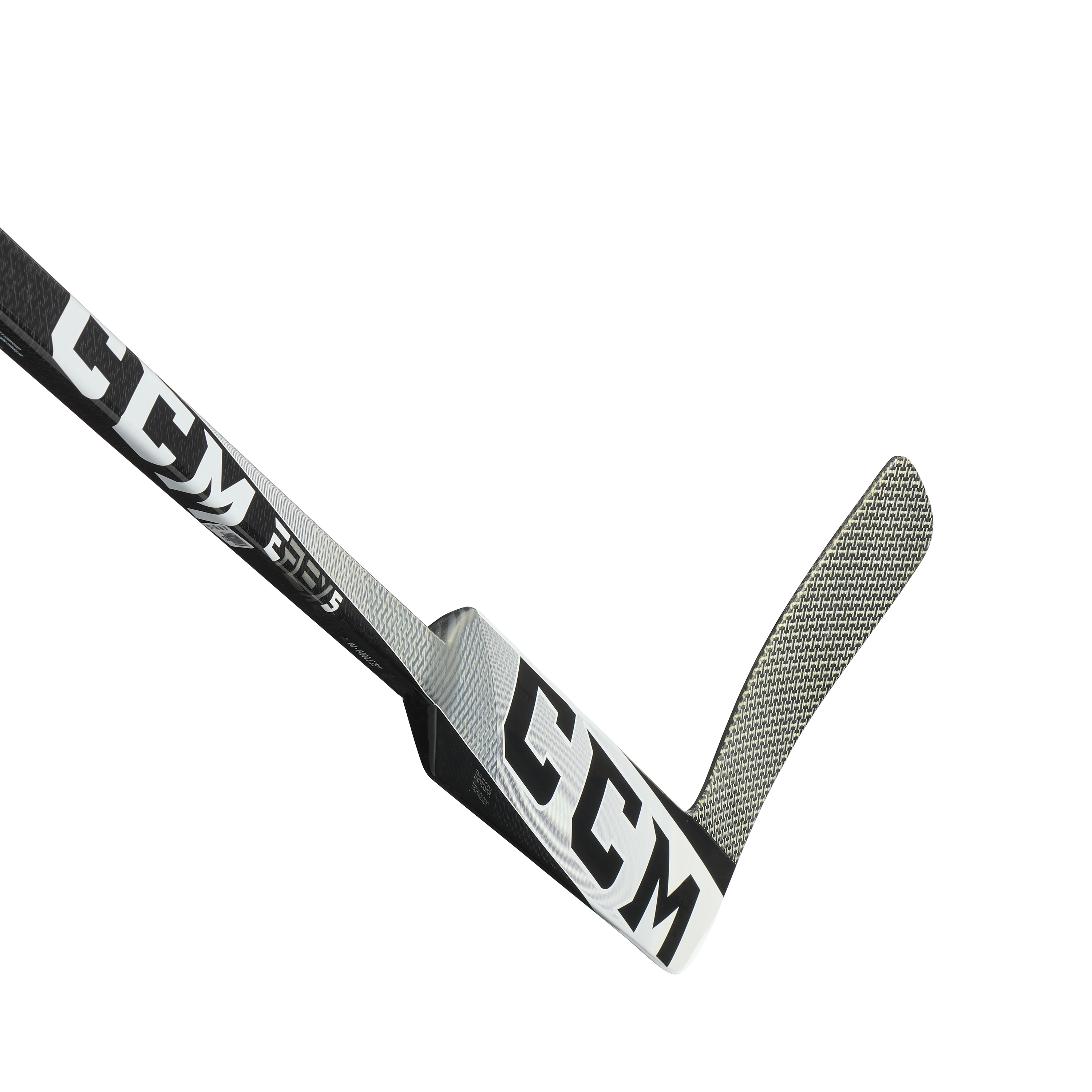 White E Flex 5 Pro Goalie Stick | P4 Curve 27" | #191520207397 - Top Flight Hockey