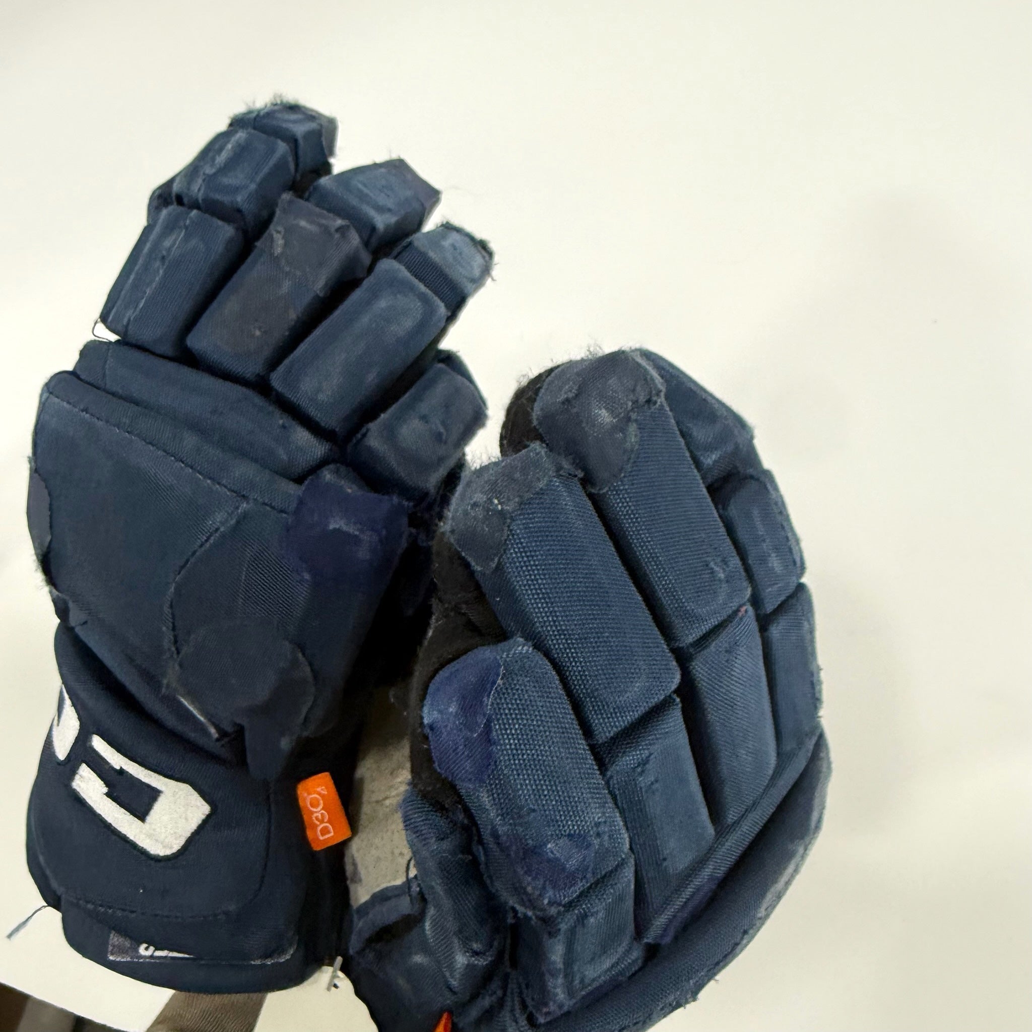 Used Navy CCM Jetspeed Pro Gloves | 14" | D356