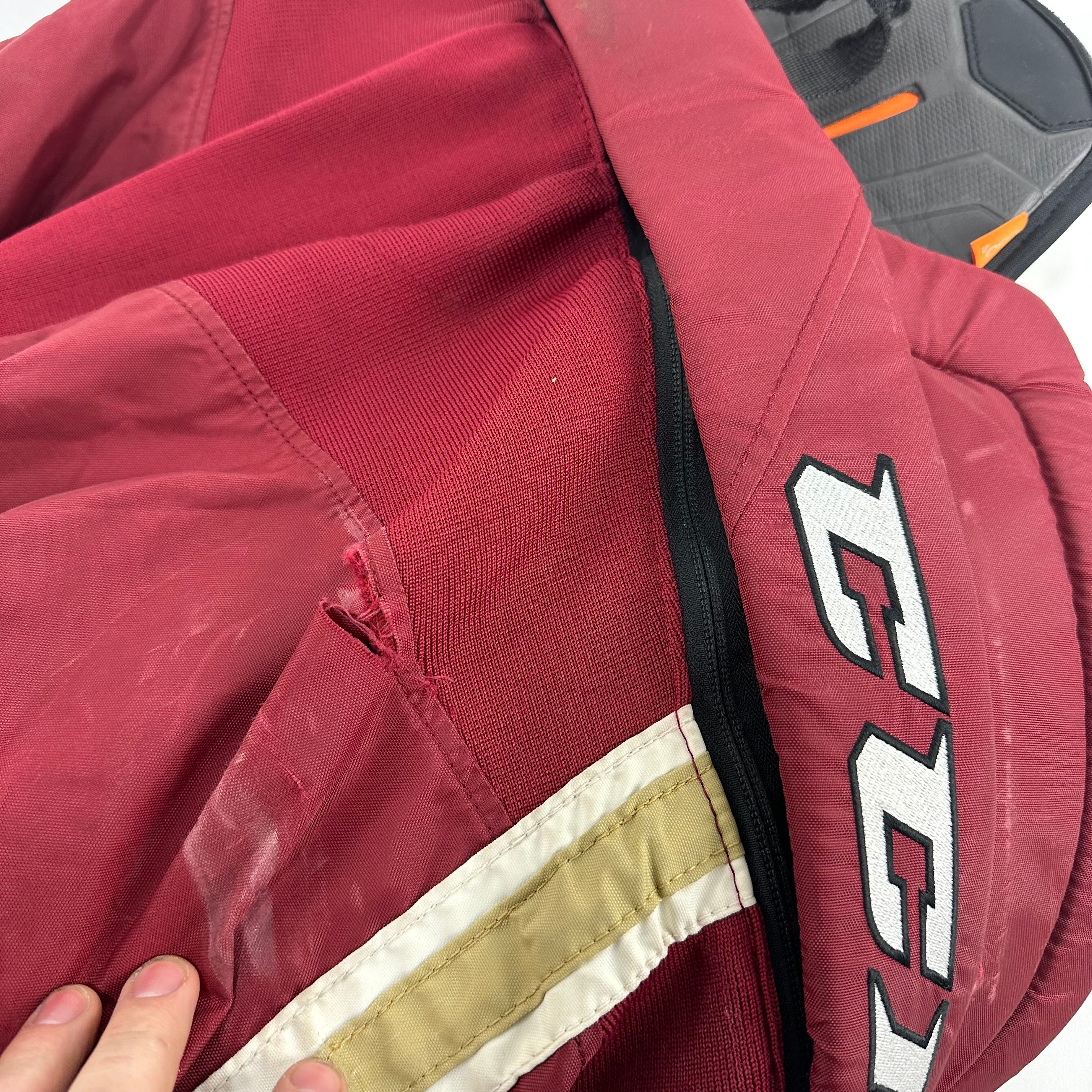 Used Maroon CCM HPTK Pants | Senior Large | C71