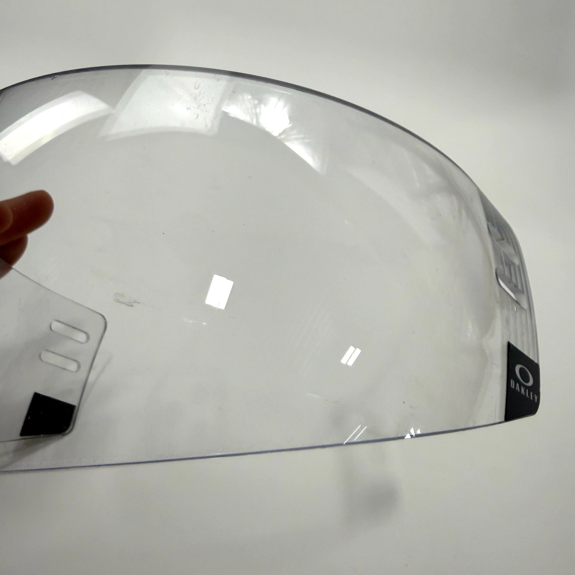 Used Pro Stock Oakley Straight Cut Visor | #VS13 - Top Flight Hockey
