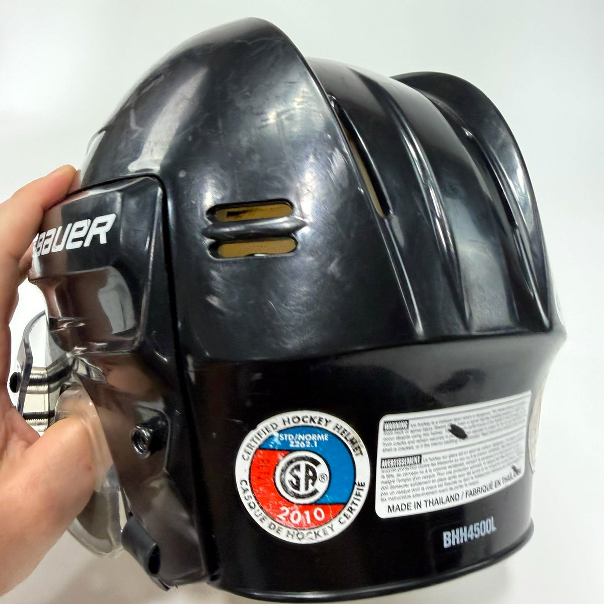 Used - Large Black Bauer 4500 with Bauer Pro Visor - #J100
