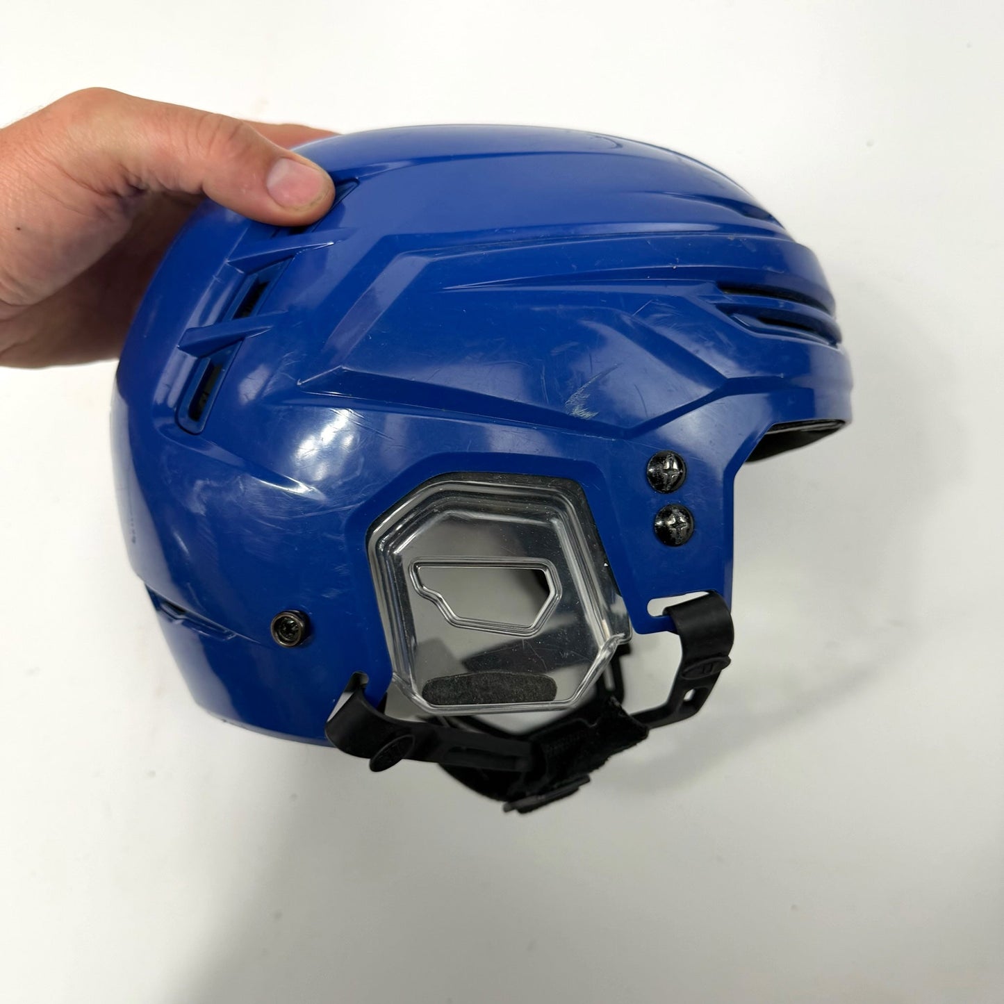 Used Royal Blue Warrior Alpha One Pro Helmet | Senior Medium | J120