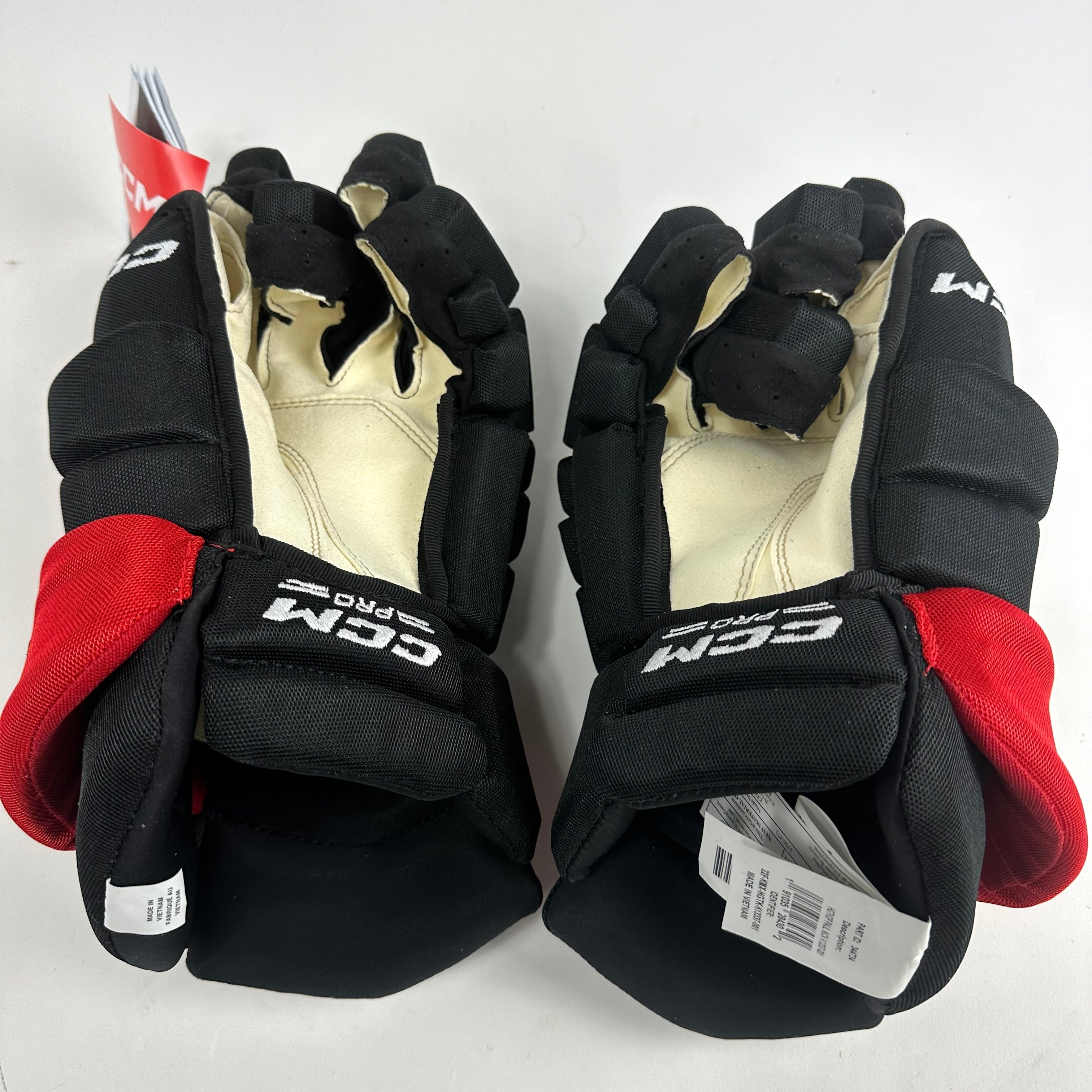 Brand New Black and Red Ottawa Senators Nick Paul CCM HGTK Gloves - 15"