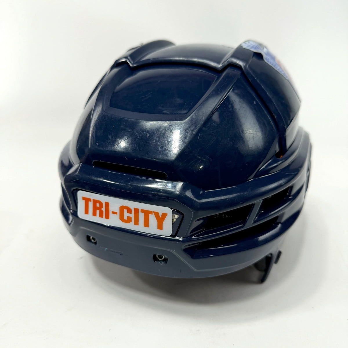 Used Navy CCM Tacks X Helmet | Medium | AB156 - Top Flight Hockey
