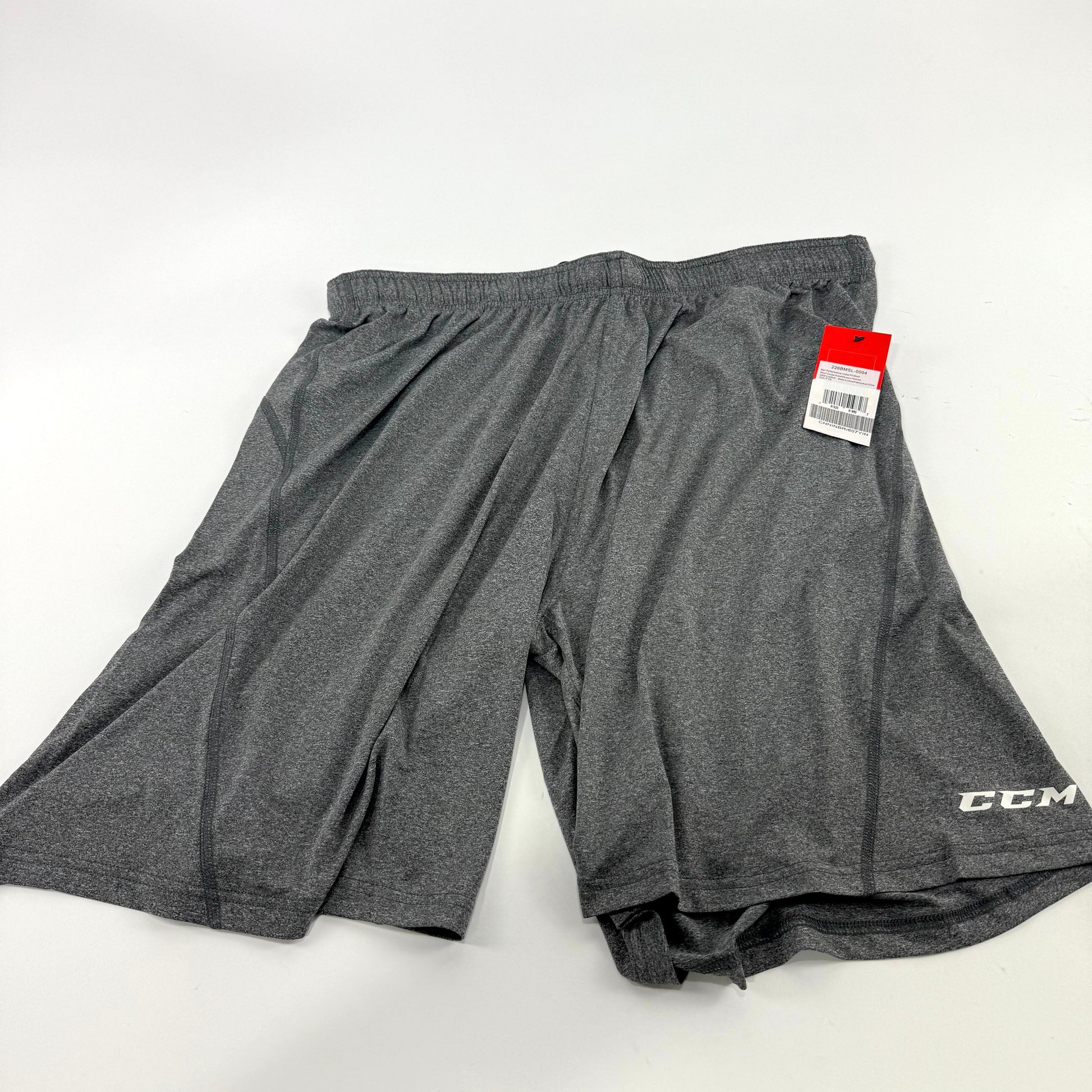 New Grey CCM Mens Performance Loose Fit Short | Senior XXL | #191520519827 - Top Flight Hockey