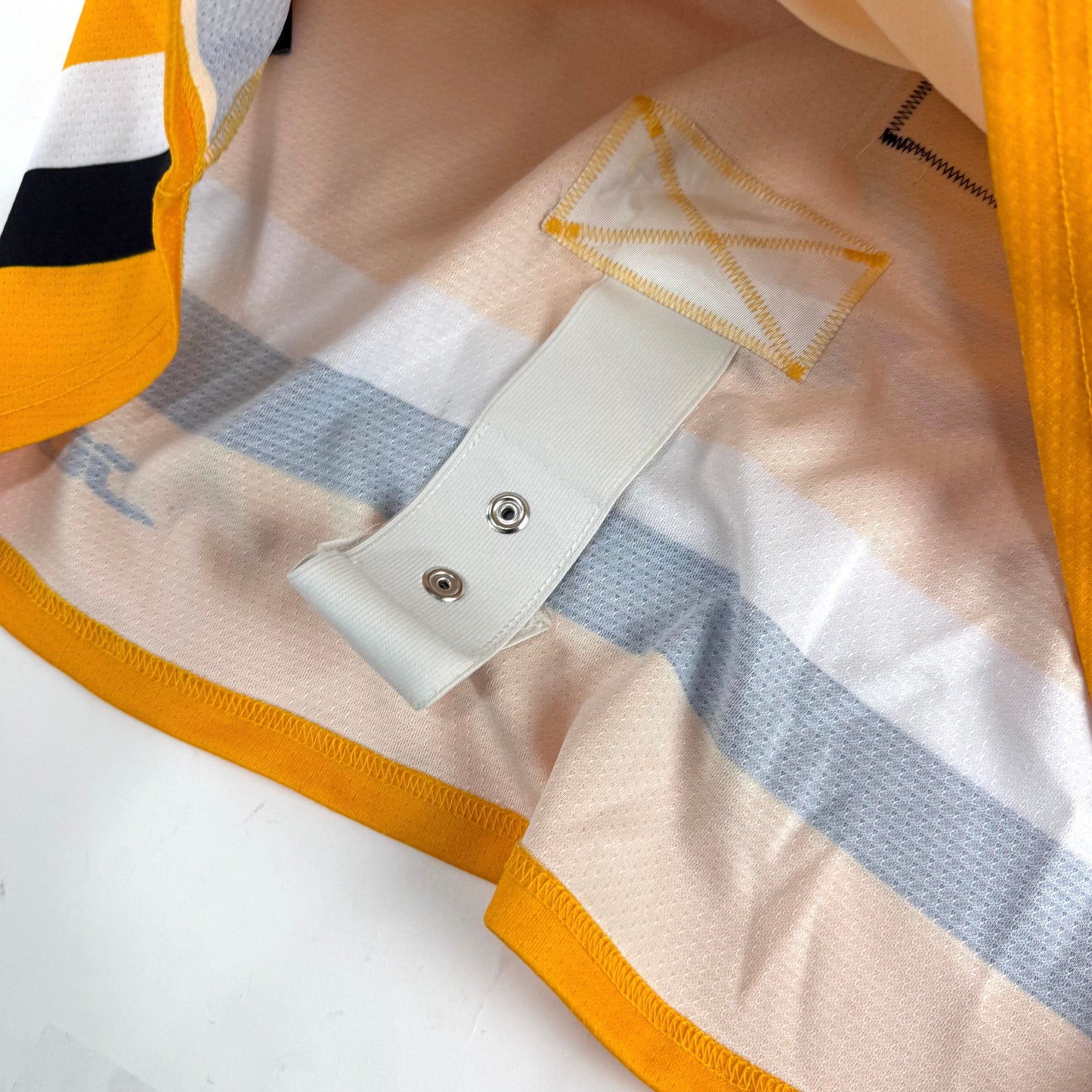 Yellow JOG Adrian College Game Jersey | Size 52 | Noetzel #24 - Top Flight Hockey