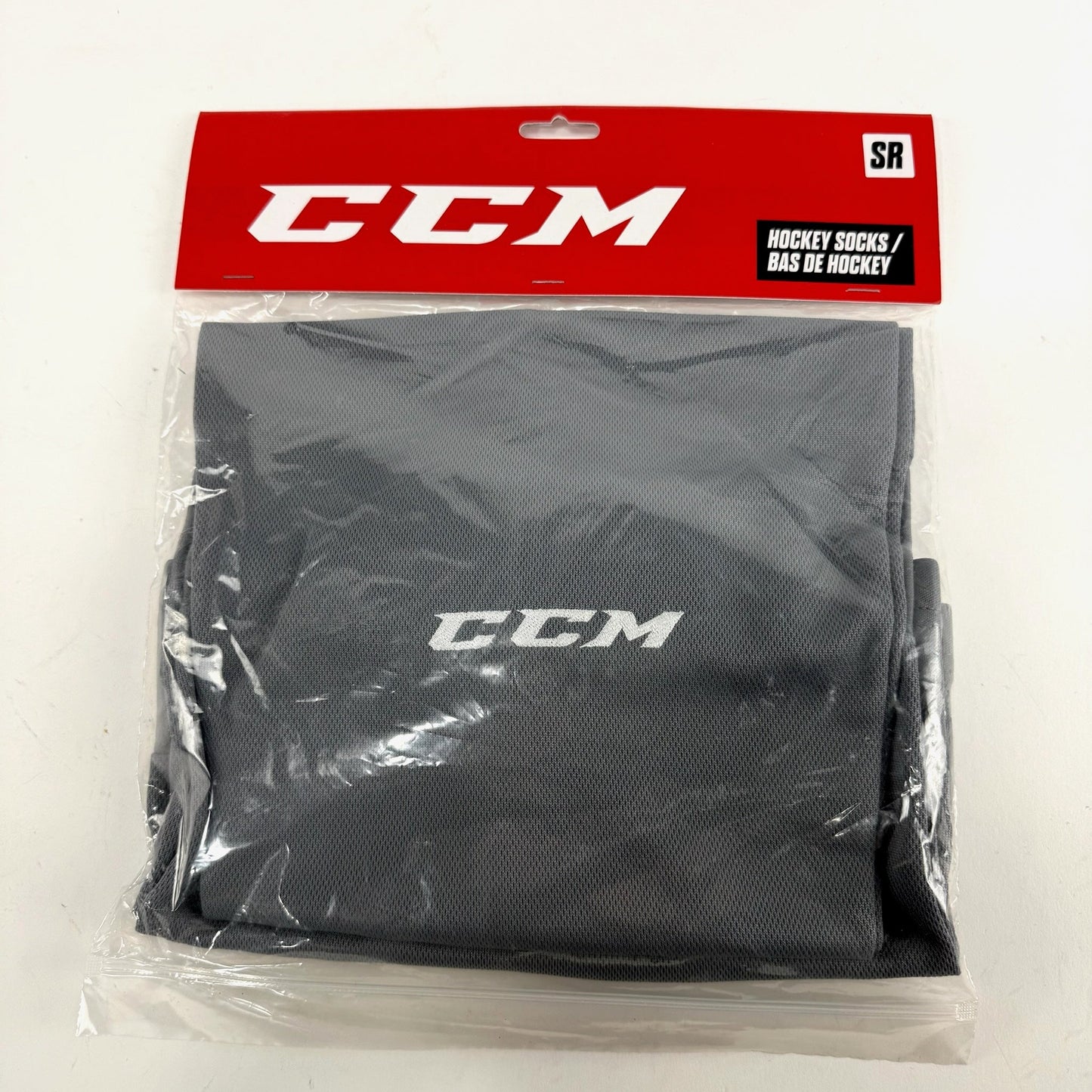 New Grey CCM Practice Socks | Senior