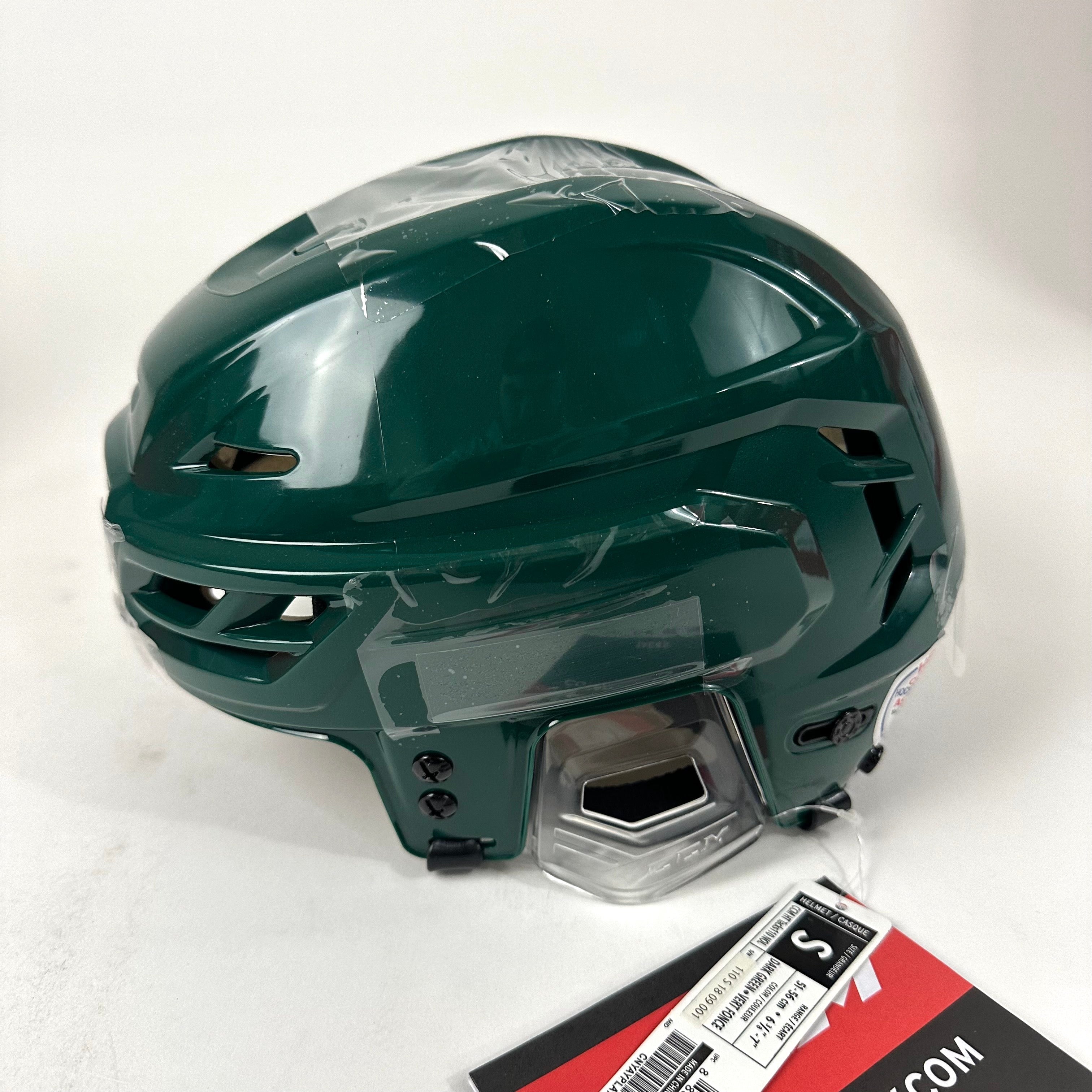 Brand New Dark Green CCM Tacks 110 Helmet In Box - Small - #CCM403