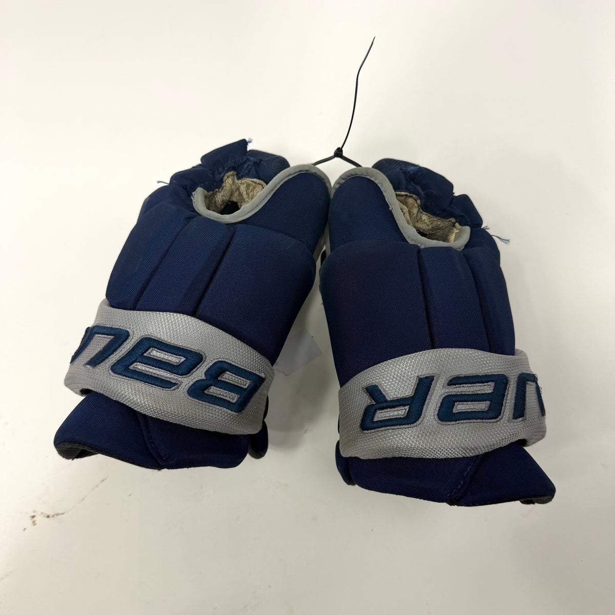 Used Navy and Grey Bauer Vapor Pro Team Gloves | 13" | AB389