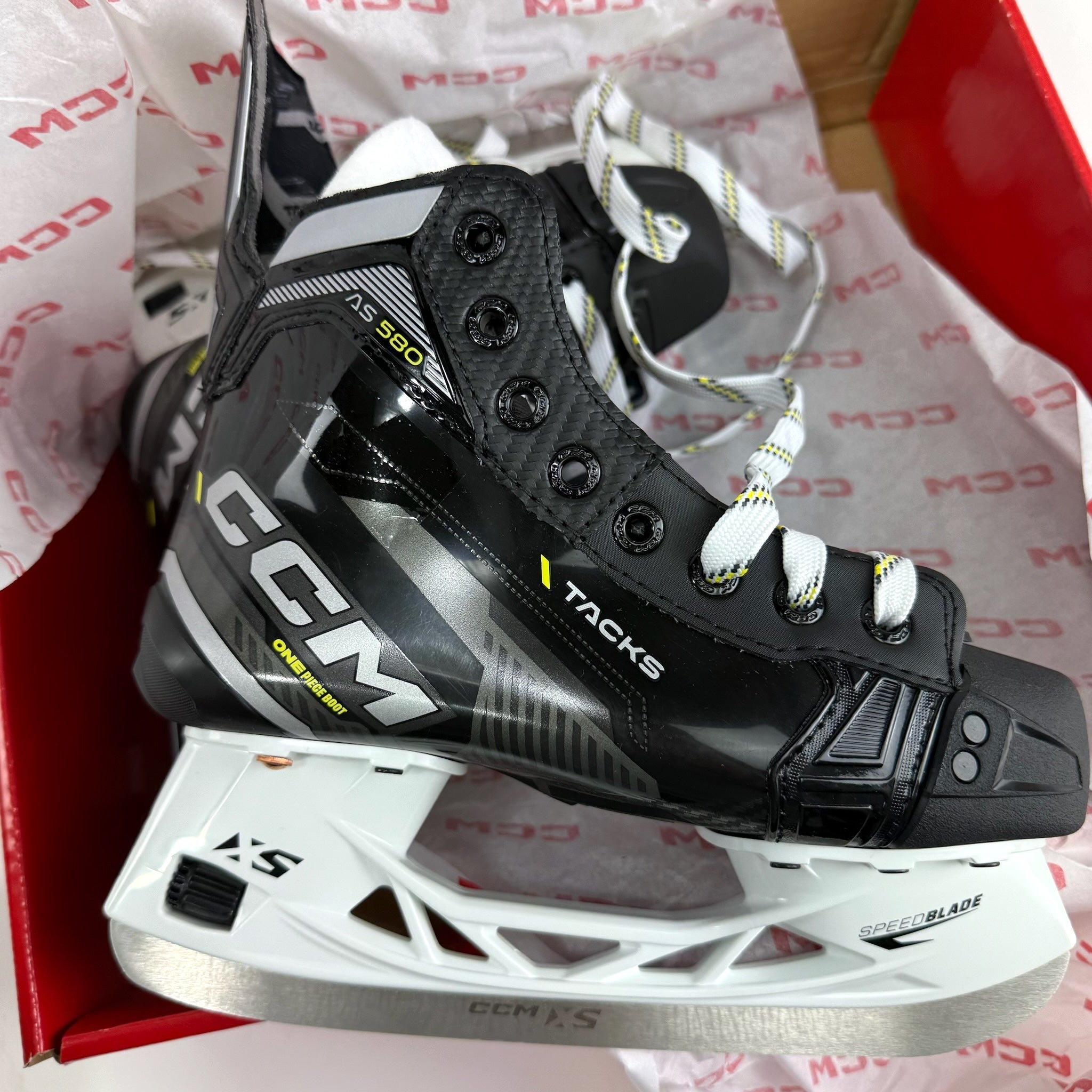 New CCM Tacks AS580 Skates | Jr 1.5-2.5 R | J722 - Top Flight Hockey