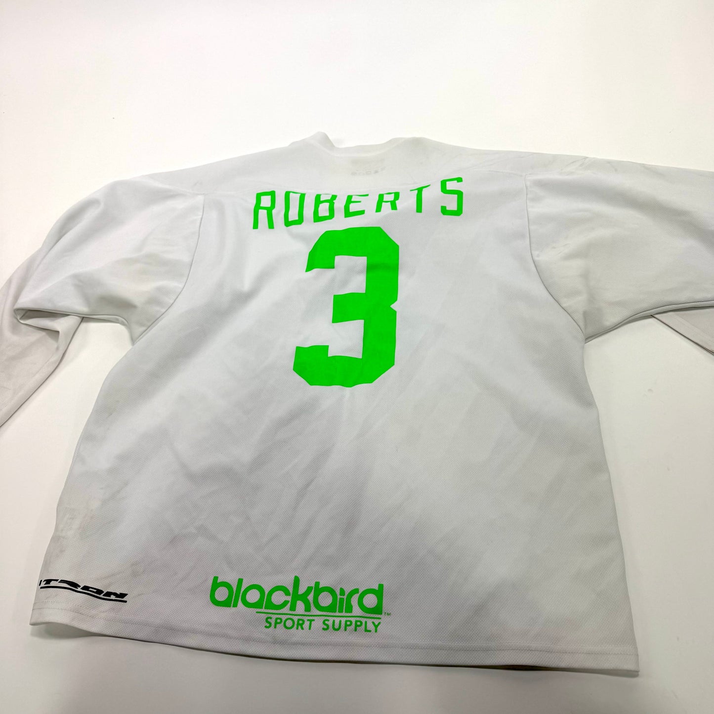 Used White Tron Cow Jersey | Large | A93