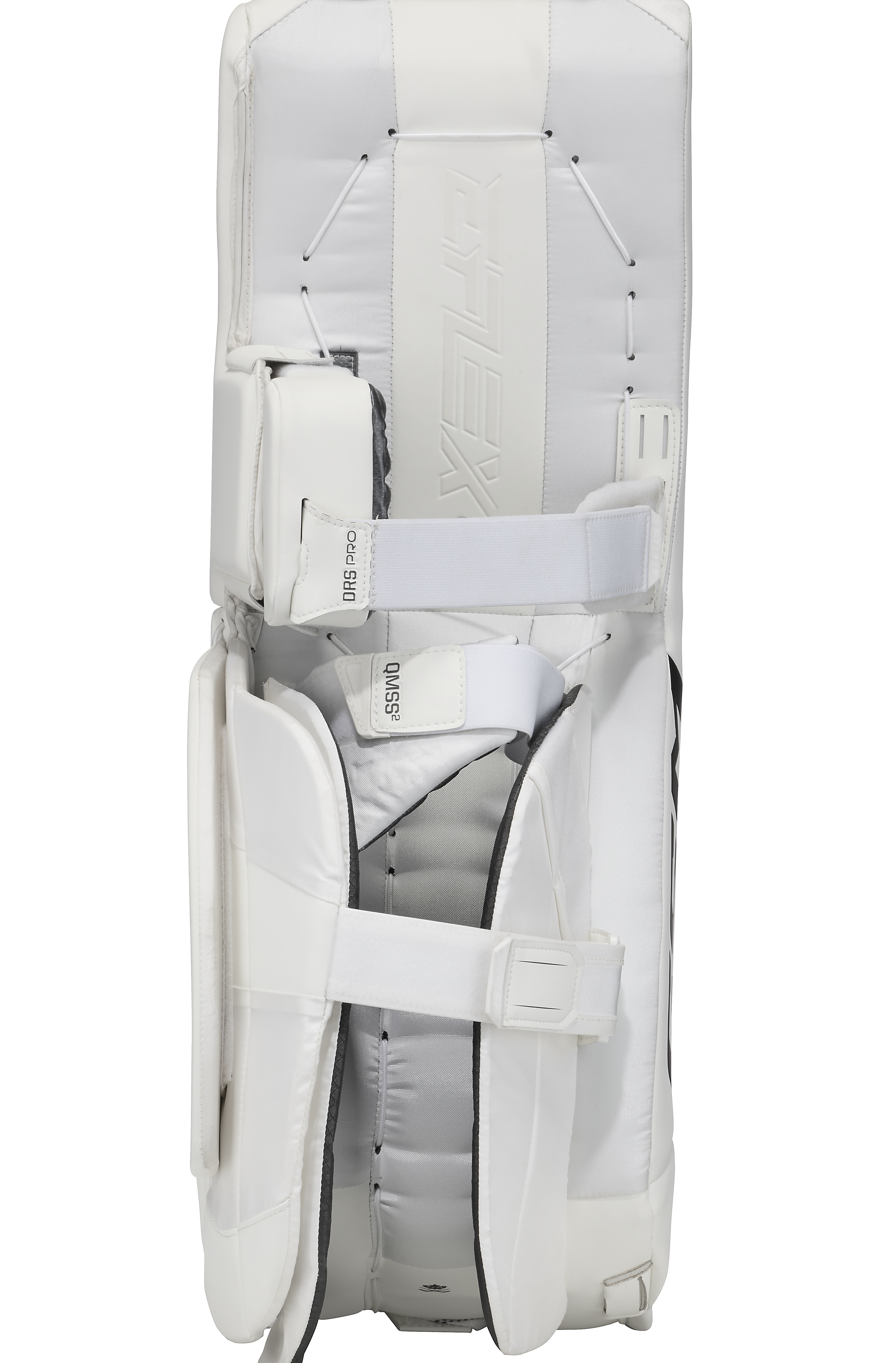 New CCM White E Flex 6 Goalie Leg Pads | 34+1" | #191520632052 - Top Flight Hockey