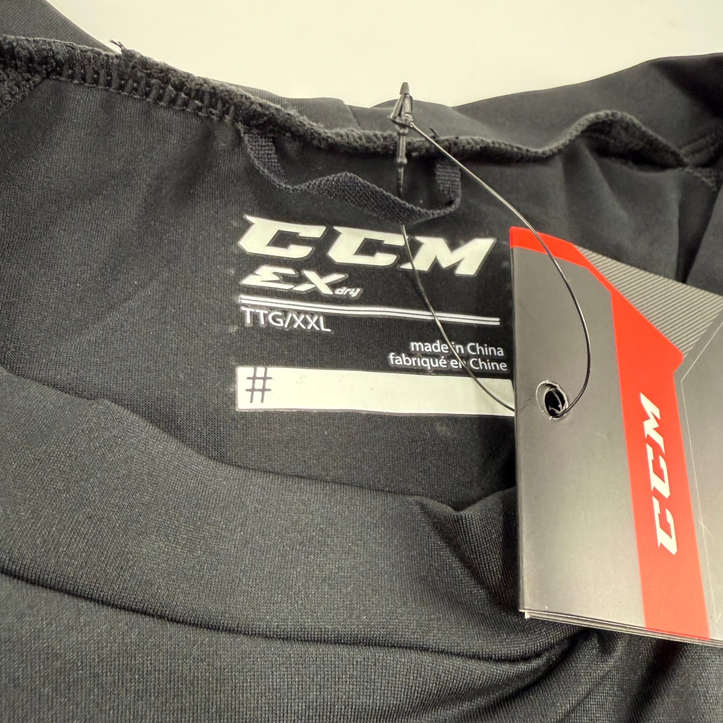 New Black Mens CCM Compression Short Sleeve Shirt | Senior XXL | #191520514747 - Top Flight Hockey