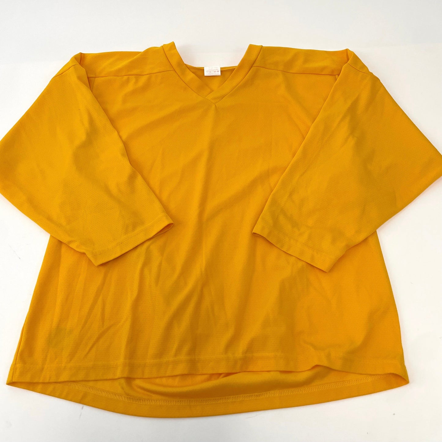 Used Blank Yellow Practice Jersey | Size Adult Small | X430 - Top Flight Hockey