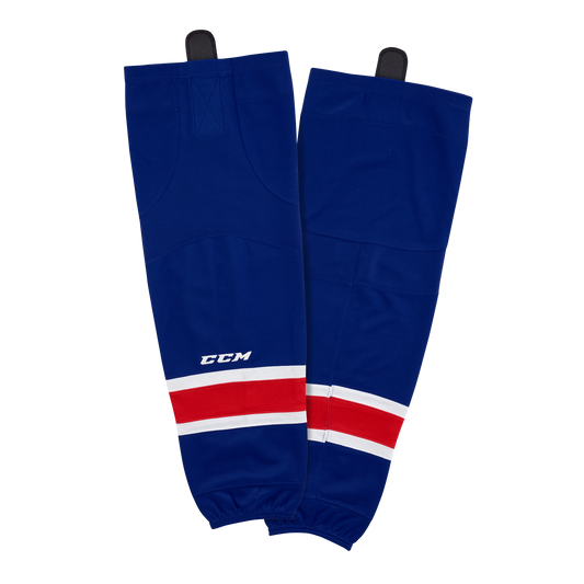 Brand New - New York Rangers Home CCM Quicklite 8000 Hockey Socks - Senior