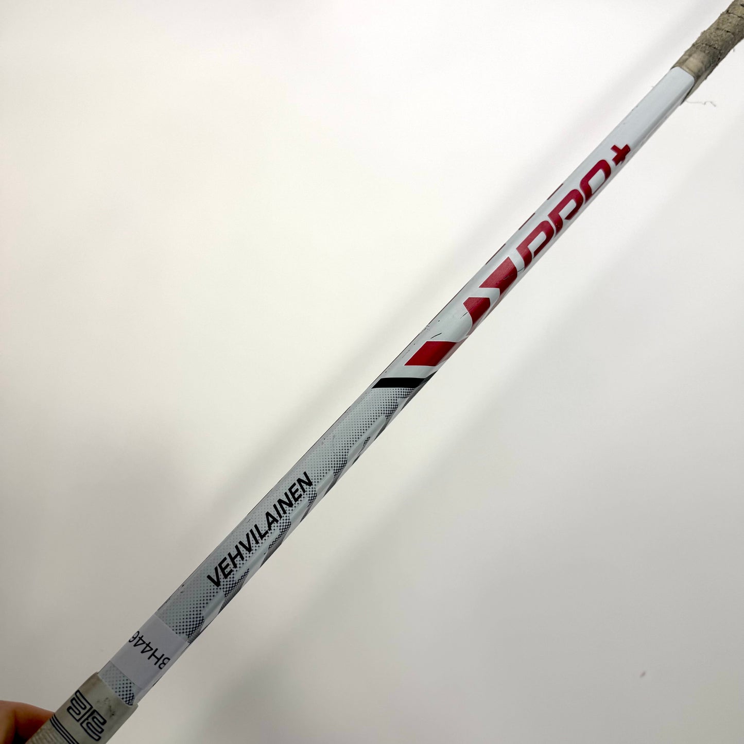 Used Regular White/Red/Blue Warrior Ritual V1Pro+ Goalie Stick | 25" Paddle P31 Curve | BH446