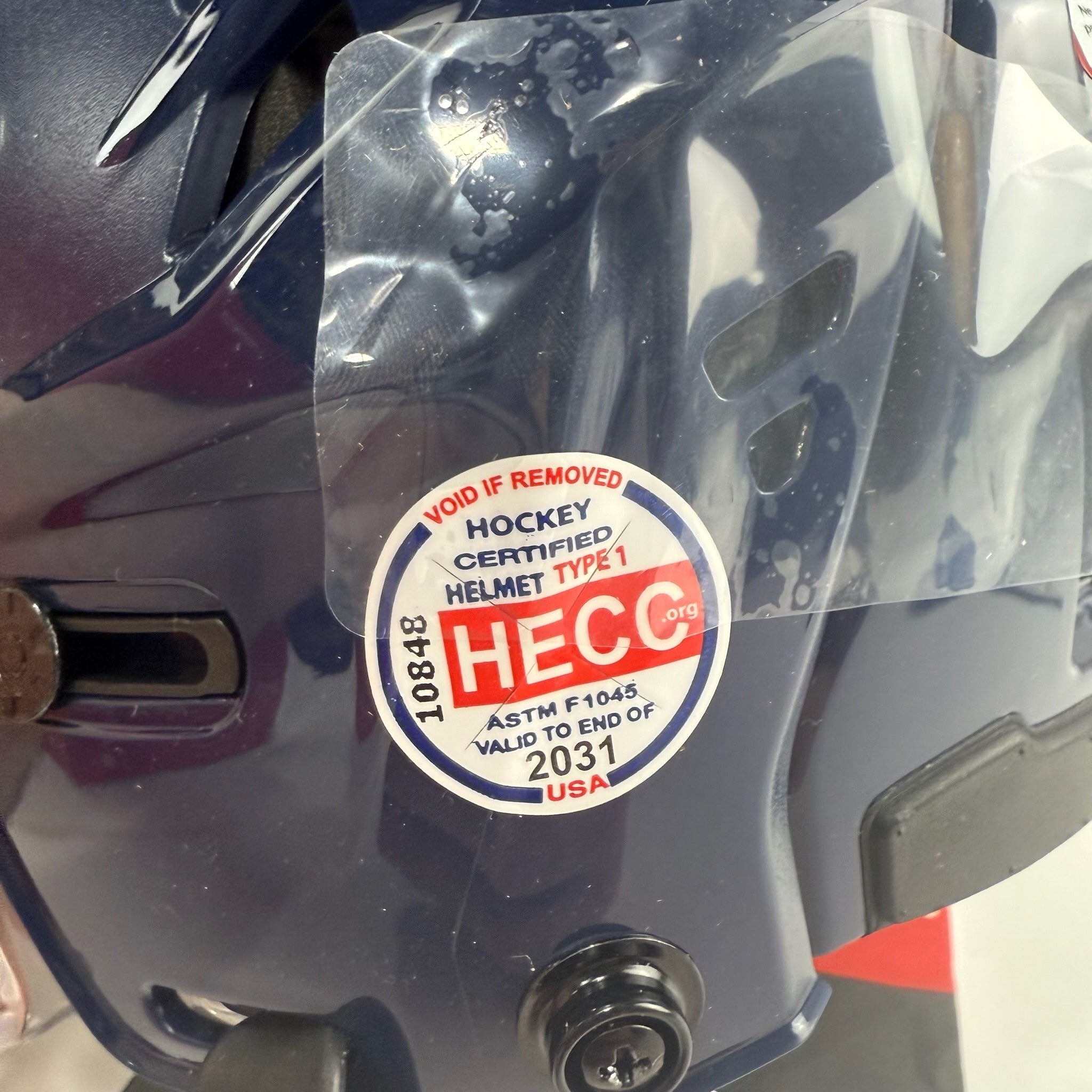 New Navy CCM Tacks 210 Helmet | Small - Top Flight Hockey