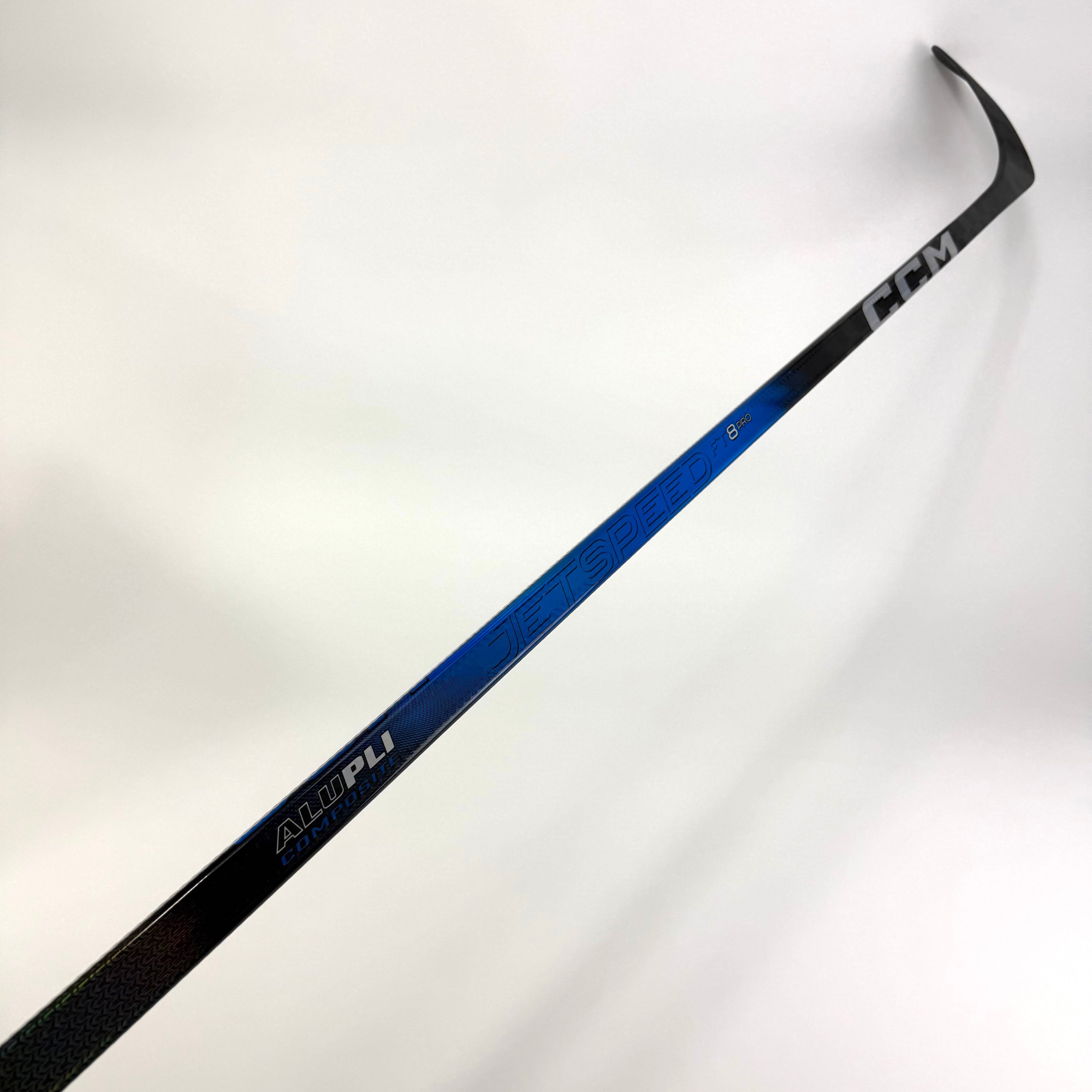 New Right Blue CCM Jetspeed FT8 Pro | 80 Flex Laine Pro Custom Curve Grip | #A439 - Top Flight Hockey