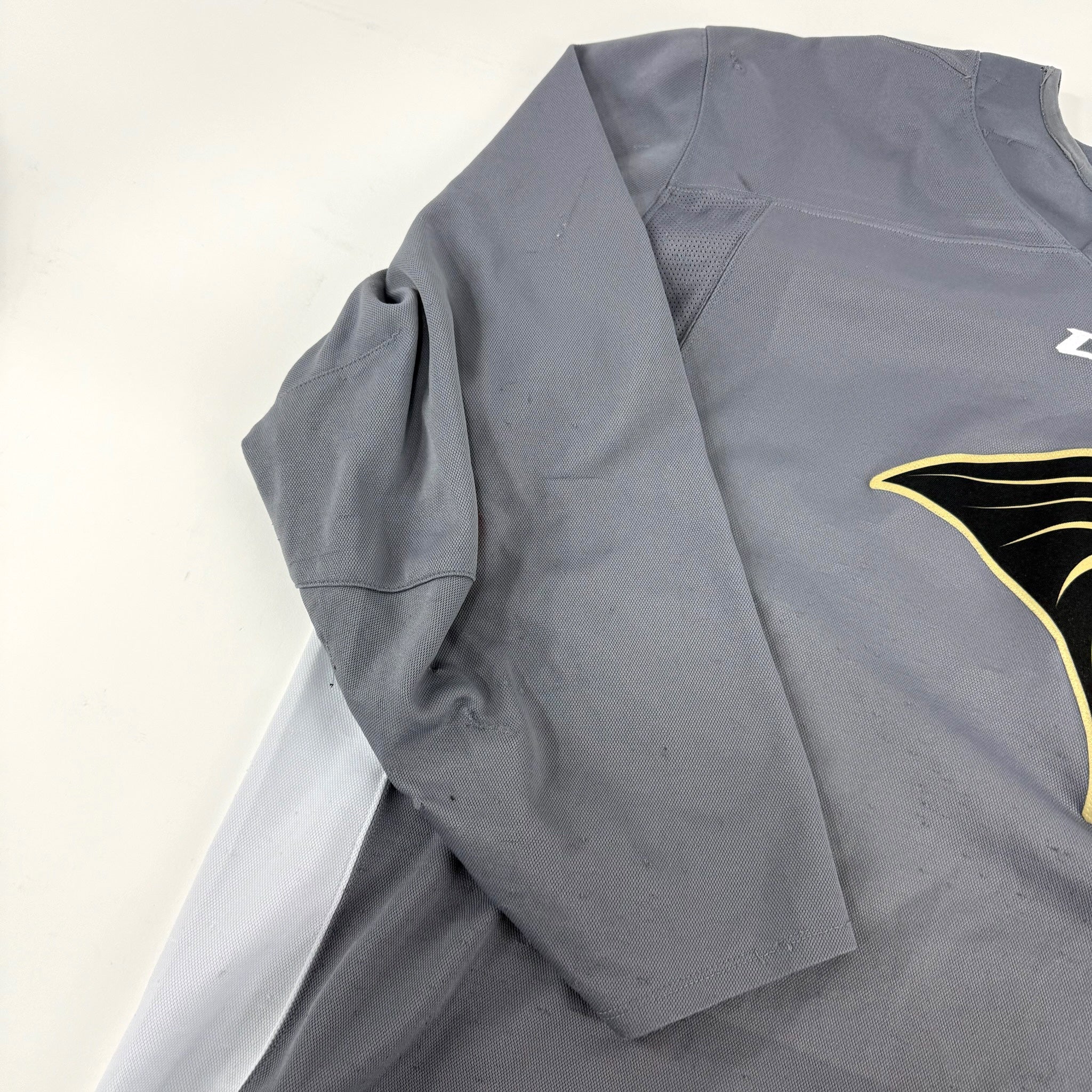 Used Grey Lindenwood CCM Practice Jersey | XL | E197 - Top Flight Hockey
