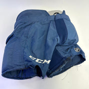 Used Navy Blue CCM HPG14A Goalie Pants | STL Blues | Size Fit 3 | A747