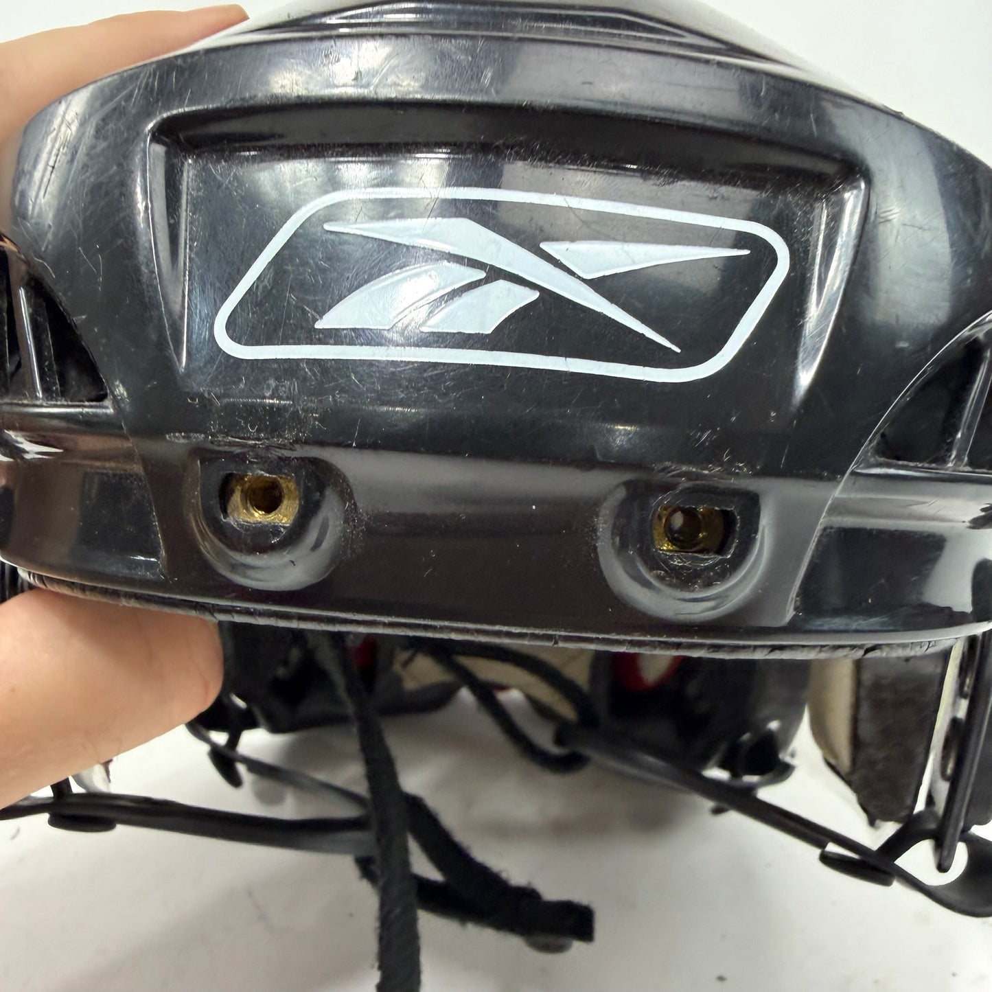 Used Black and Red Reebok 8K Helmet | Senior Small | AB504