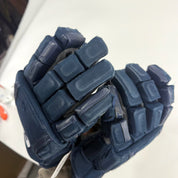 Used Navy CCM HG12 Gloves | 14" | D368