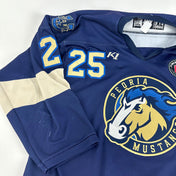 Used Navy Peoria Mustangs Game Jersey | Senior XL | K323