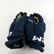 Used Navy CCM Jetspeed Pro Gloves | 15" | D352