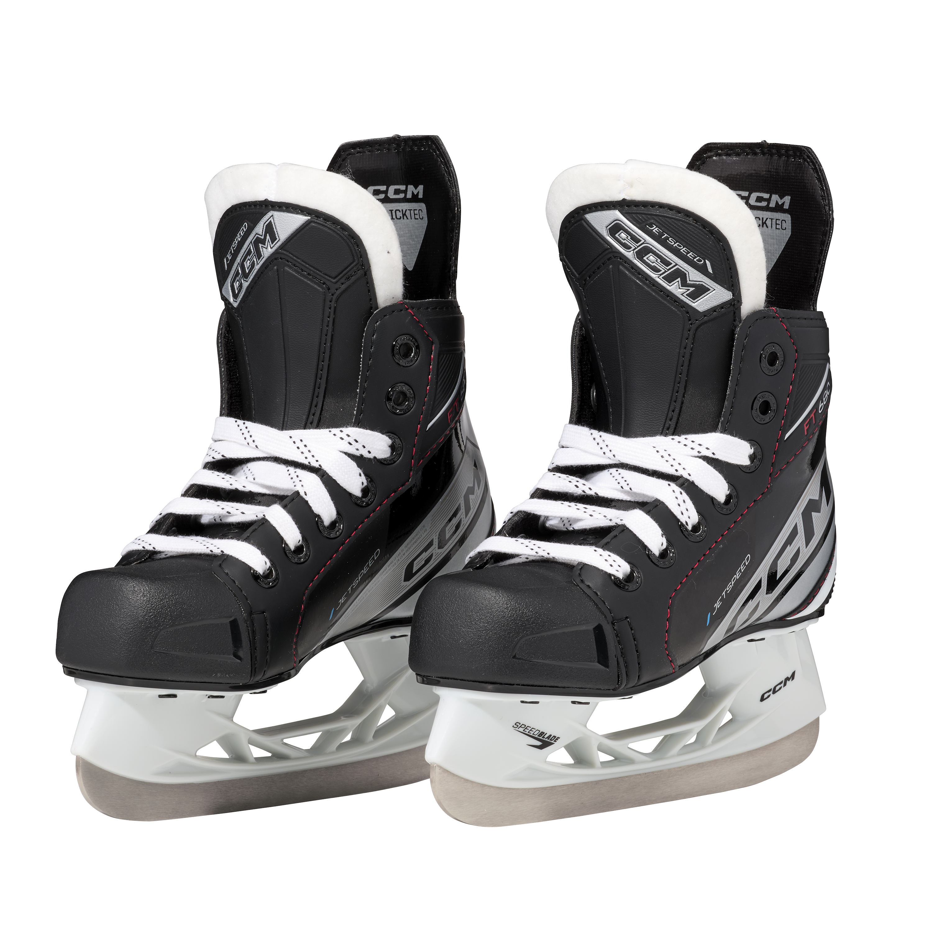 New Youth CCM Jetspeed FT680 Hockey Skates Regular Width Retail Size 12.5