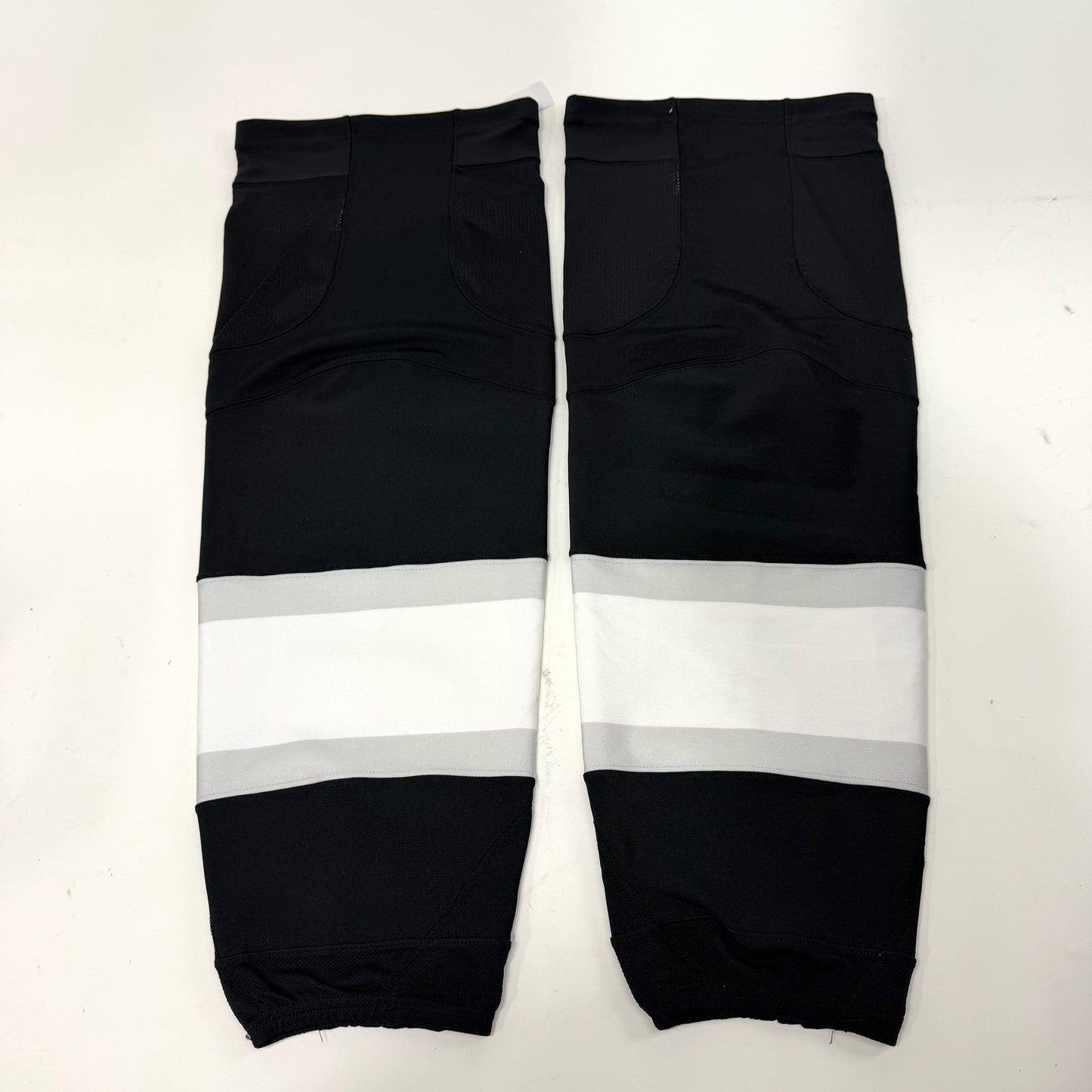 Used Black LA Kings Reebok Game Socks with Kevlar | XL | AB885