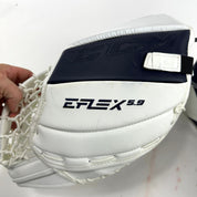 Brand New CCM 5.9 White and Navy Blue Glove and Blocker Set - Intermediate