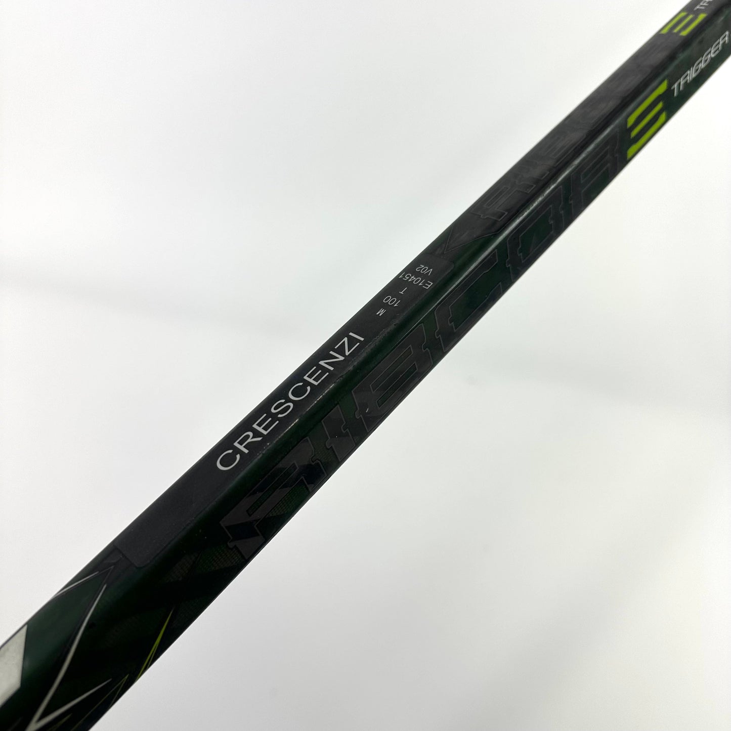 Used | Left Handed CCM Trigger | Grip | 100 Flex | P90 like Curve | Crescenzi Ontario Reign | #LA61 - Top Flight Hockey