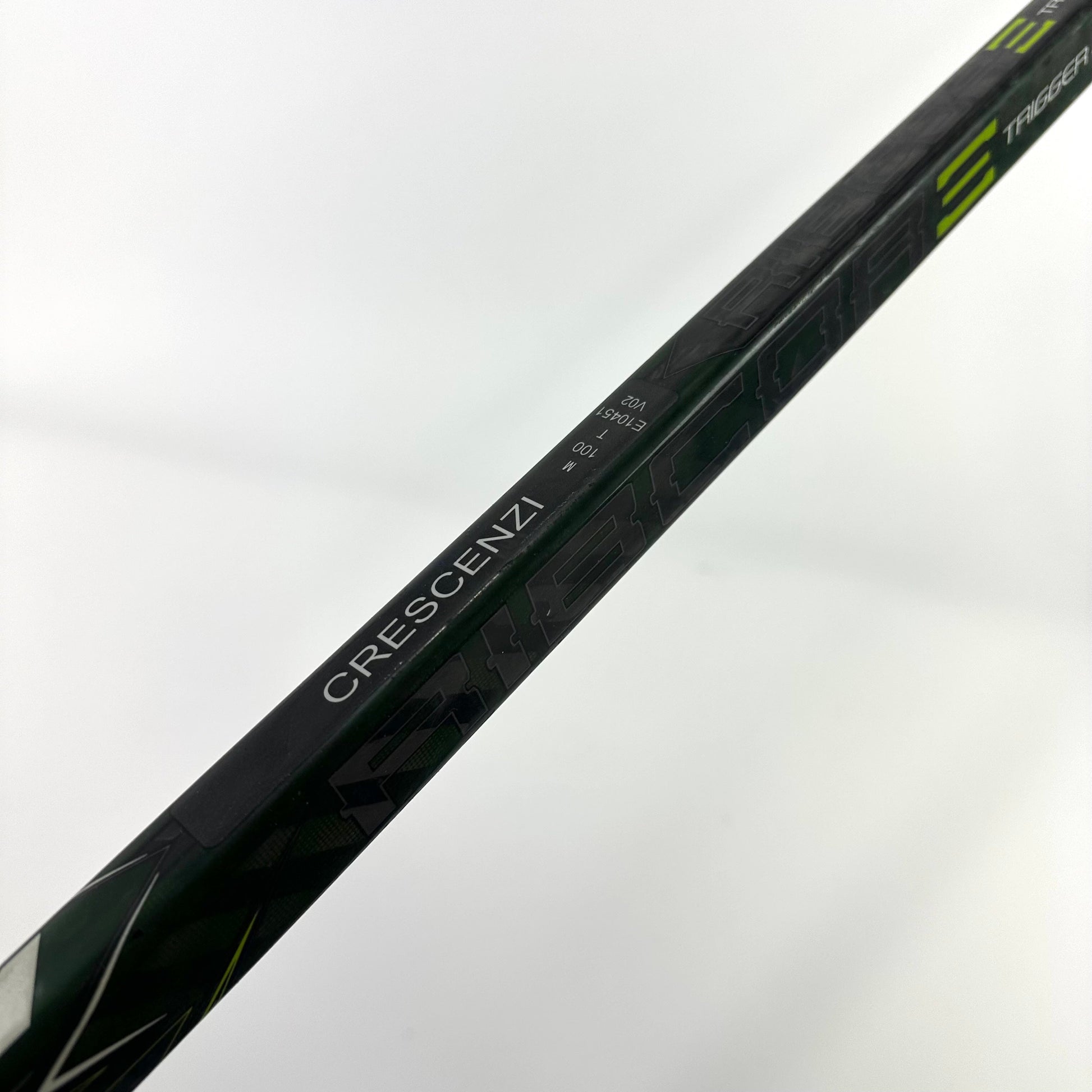 Used | Left Handed CCM Trigger | Grip | 100 Flex | P90 like Curve | Crescenzi Ontario Reign | #LA61 - Top Flight Hockey