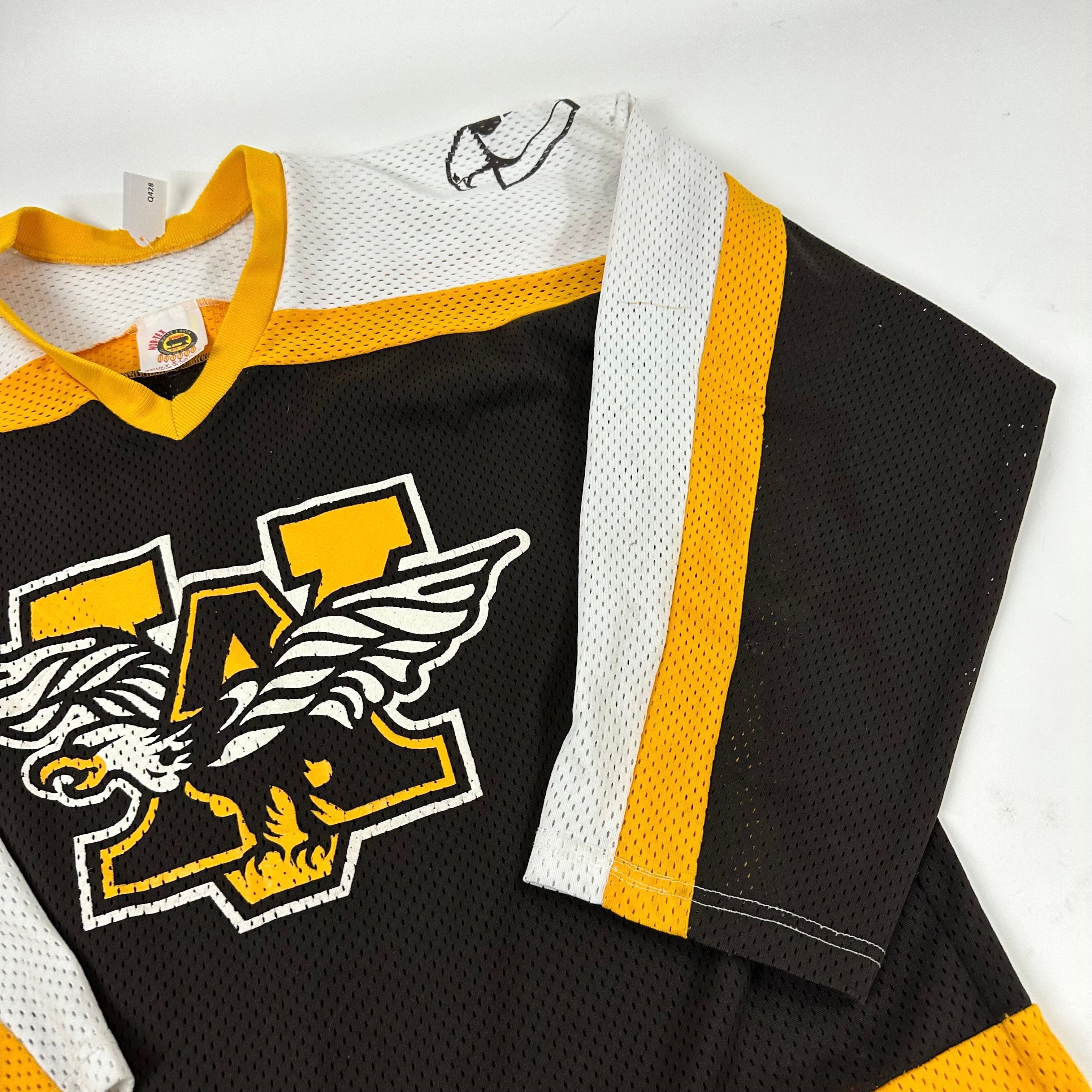 Used Brown and Yellow Mesh Practice Jersey | Senior XL | Q428