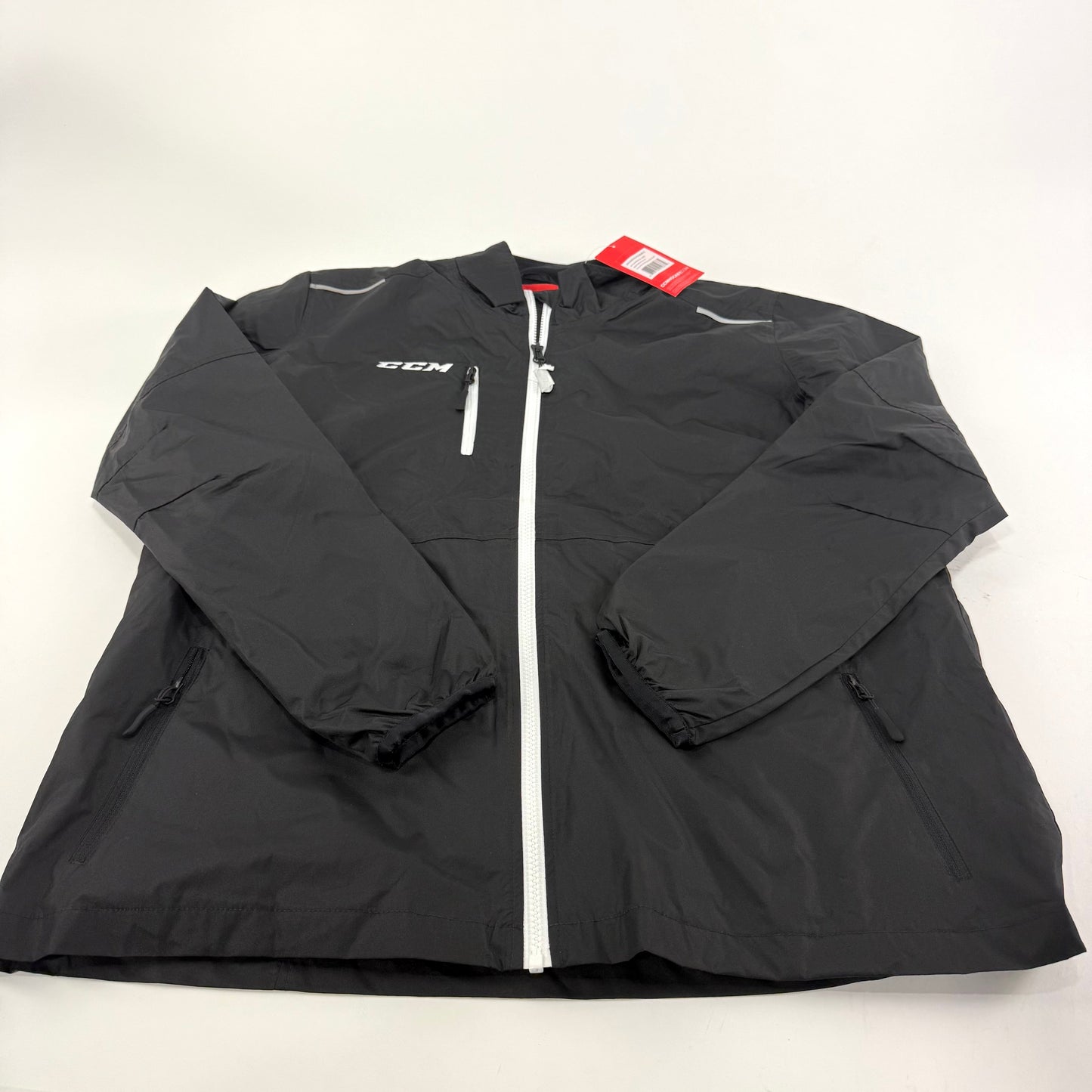 New Black CCM Womens Hockey Warm Up Jacket | XL | #888162912375 - Top Flight Hockey