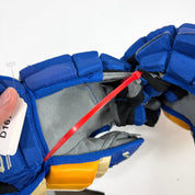 Used Stl Blues Heritage CCM HGCL Gloves | 13" | Maceachern | D167 - Top Flight Hockey