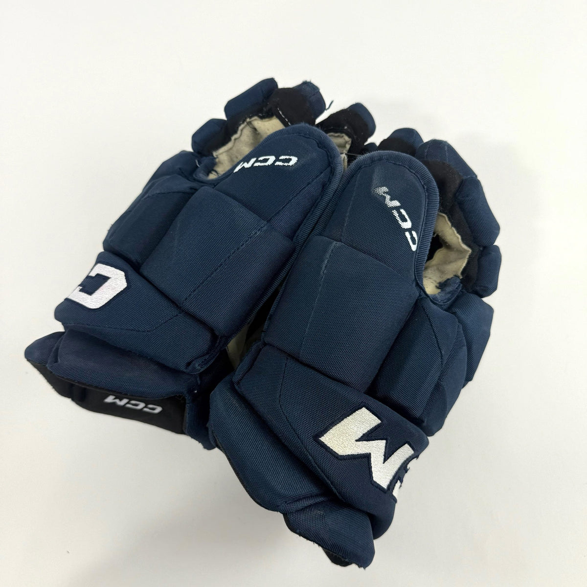 Used Navy CCM Jetspeed Pro Gloves | 14" | D369 - Top Flight Hockey