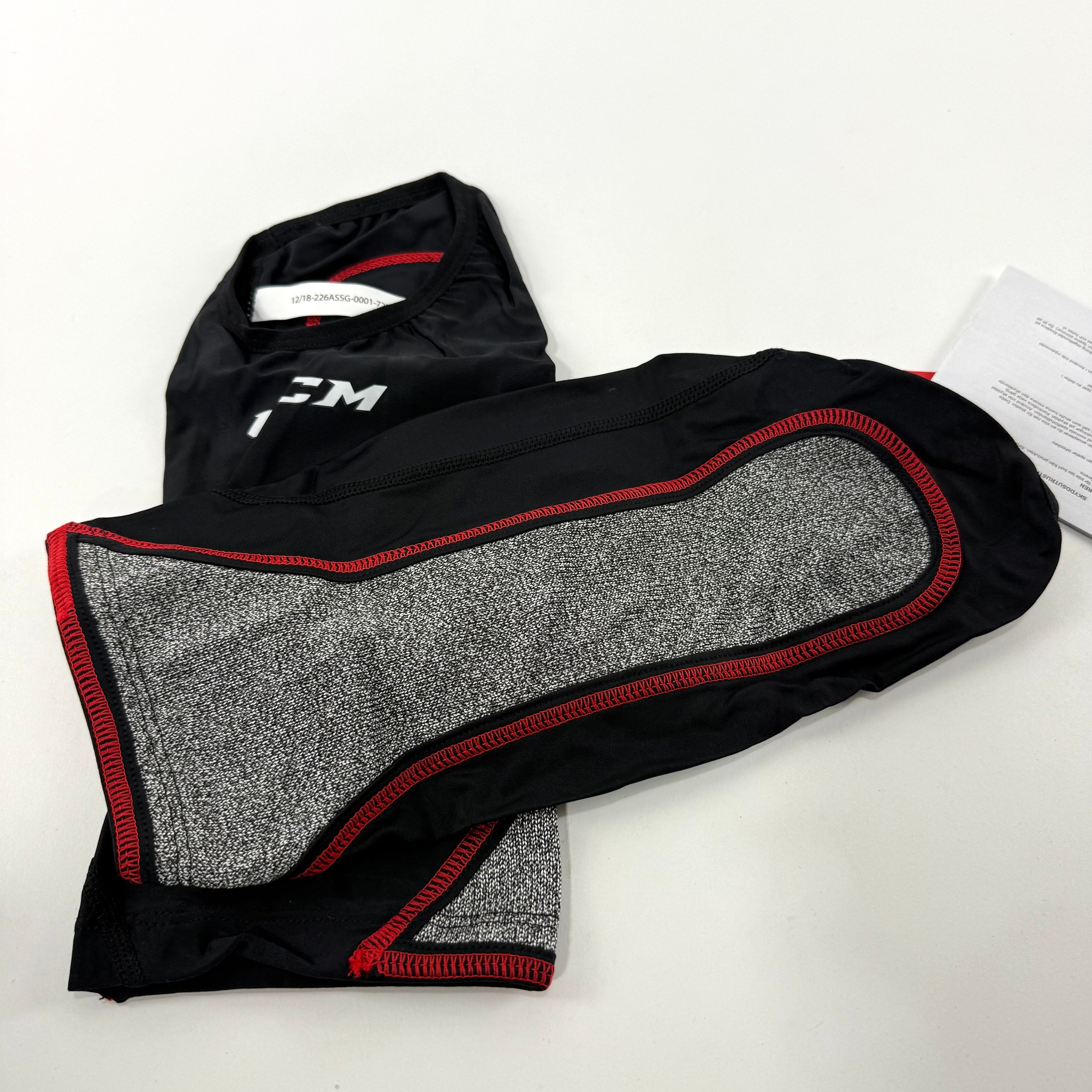 New Mens CCM Cut Resistant Shin Guard Sleeves Pair | Senior S/M | #191520517717