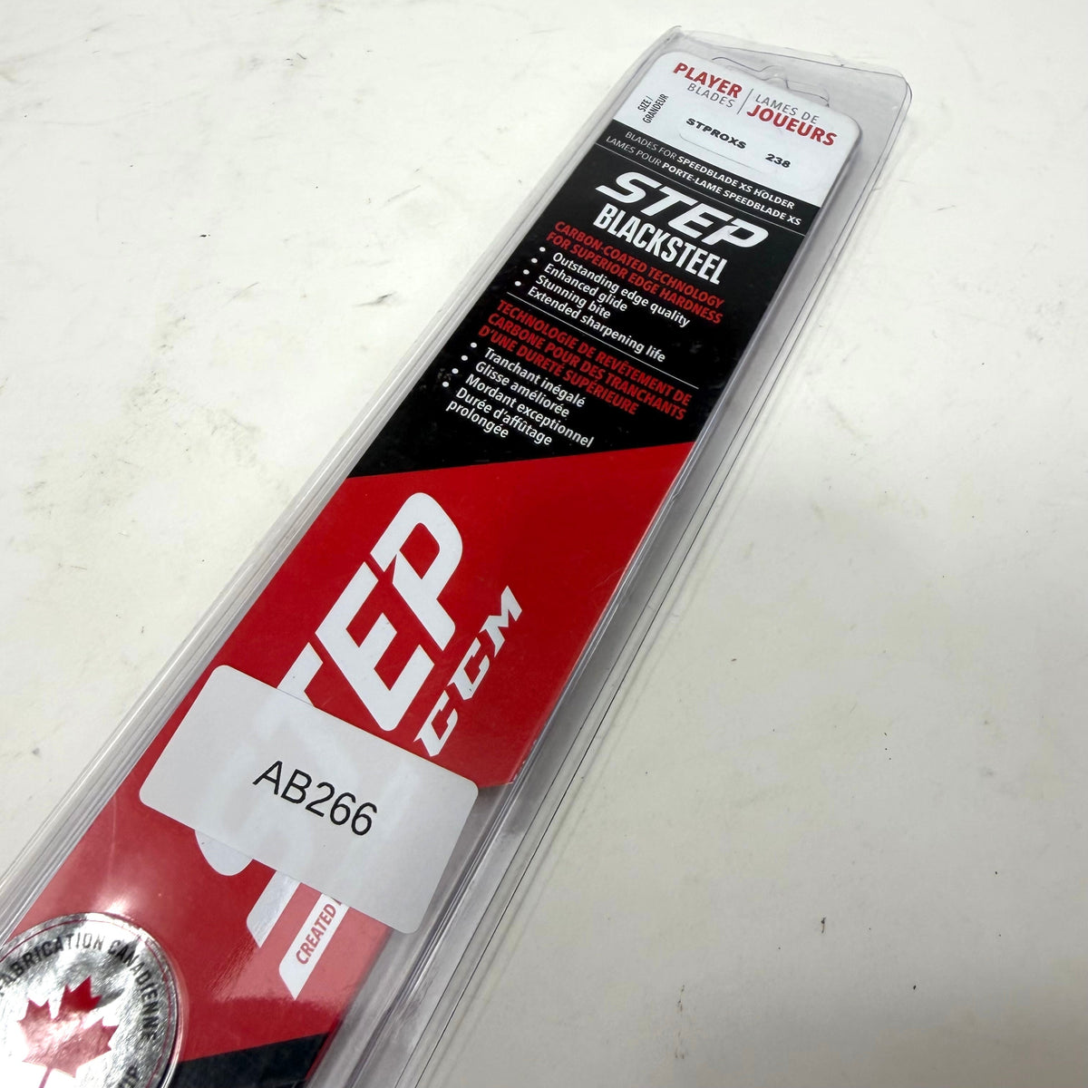 New In Package CCM XS Black Step Steel | 238mm | AB266 - Top Flight Hockey