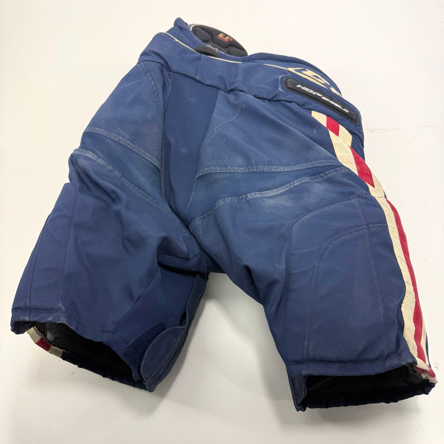 Used Navy/Red/White CCM U+Pro Pants | Senior Large | #A9