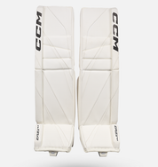 New CCM White E Flex 6.5 Goalie Pads | 34+1" | #191520631000 - Top Flight Hockey