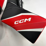 Brand New CCM Eflex 6 White, Red, and Black Full Goalie Set - 34" +1" Pads - 581 Degree Break Glove