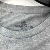 Brand New Grey Adidas Dri Fit Short Sleeve Shirt | Senior