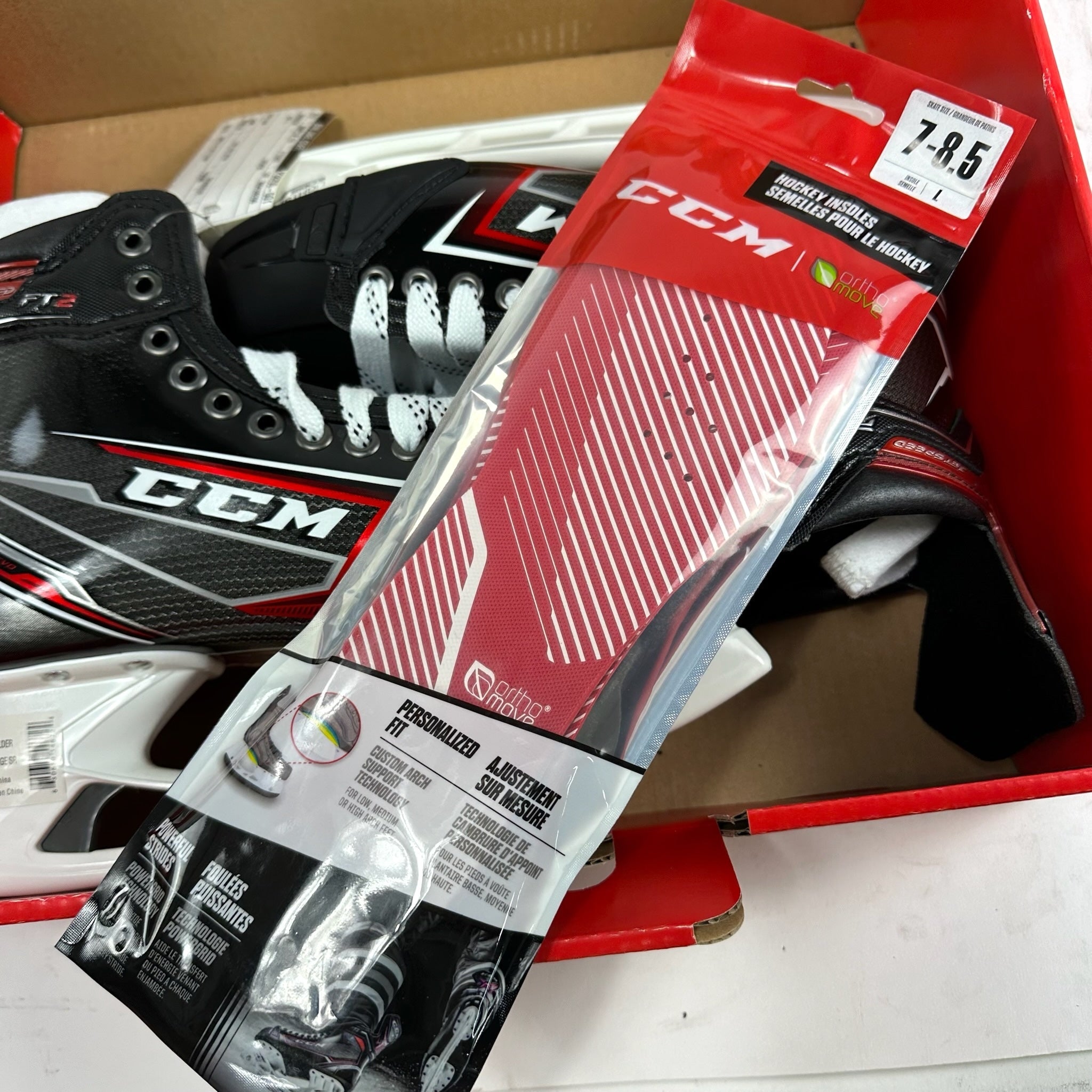 New CCM Jetspeed FT2 Skates | Size 8 D | M324