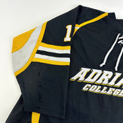 Used Adrian College Black Harrow Mens Game Jersey | Size XL | #14