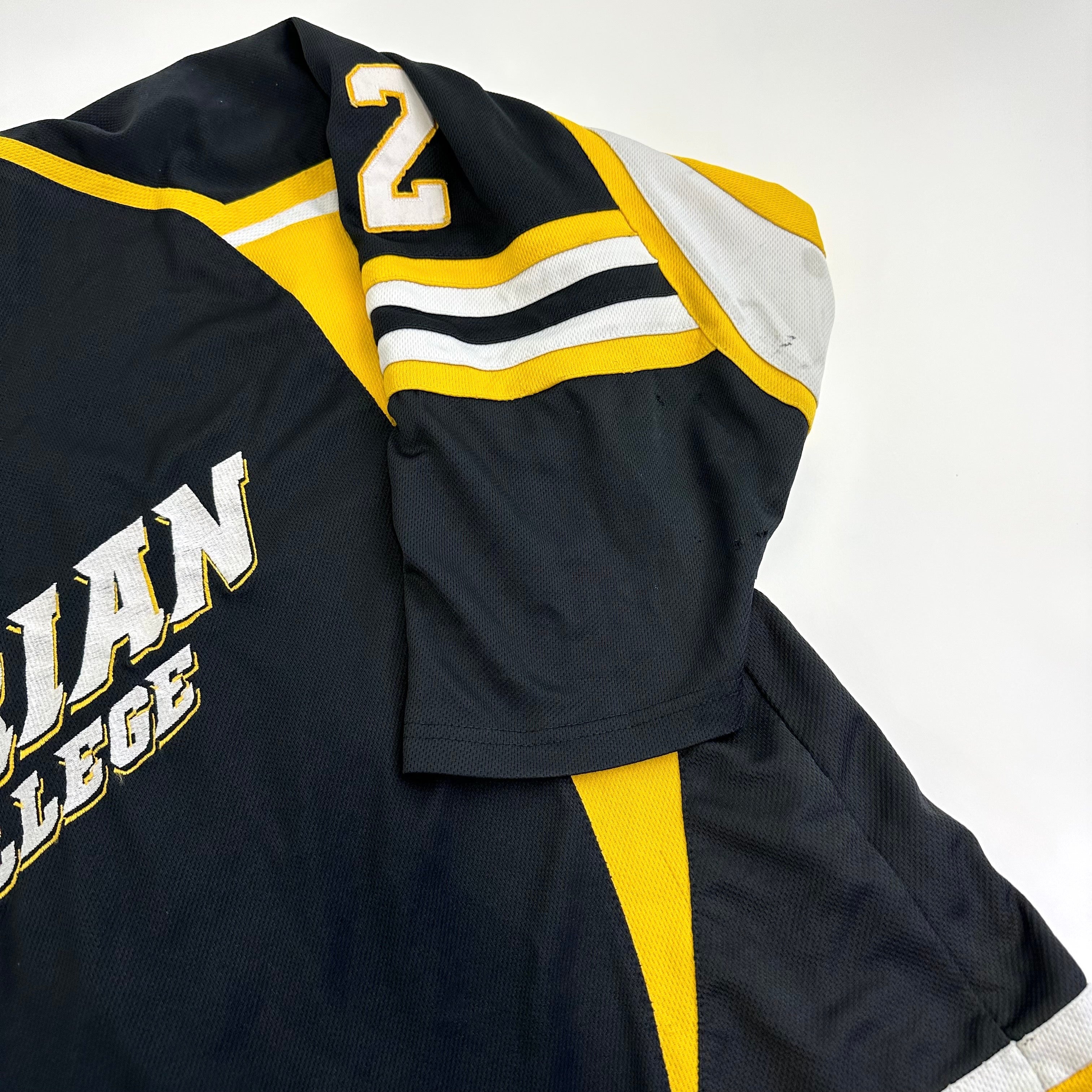 Used Adrian College Black Harrow Mens Game Jersey | Size XL | #2